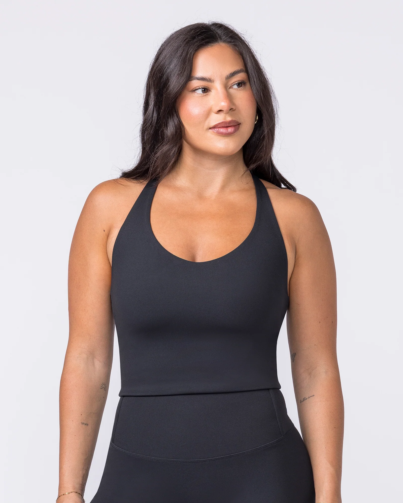Everyday Form Cropped Tank - Black