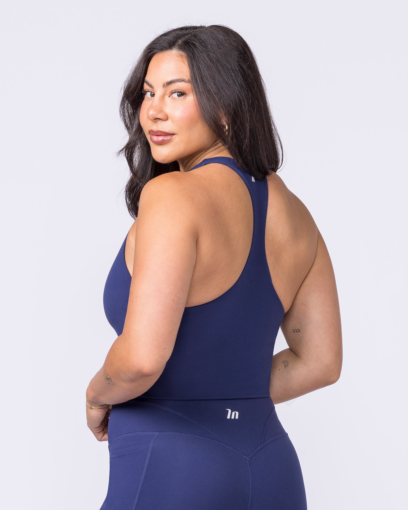 Everyday Form Cropped Tank - Classic Navy - Image 2