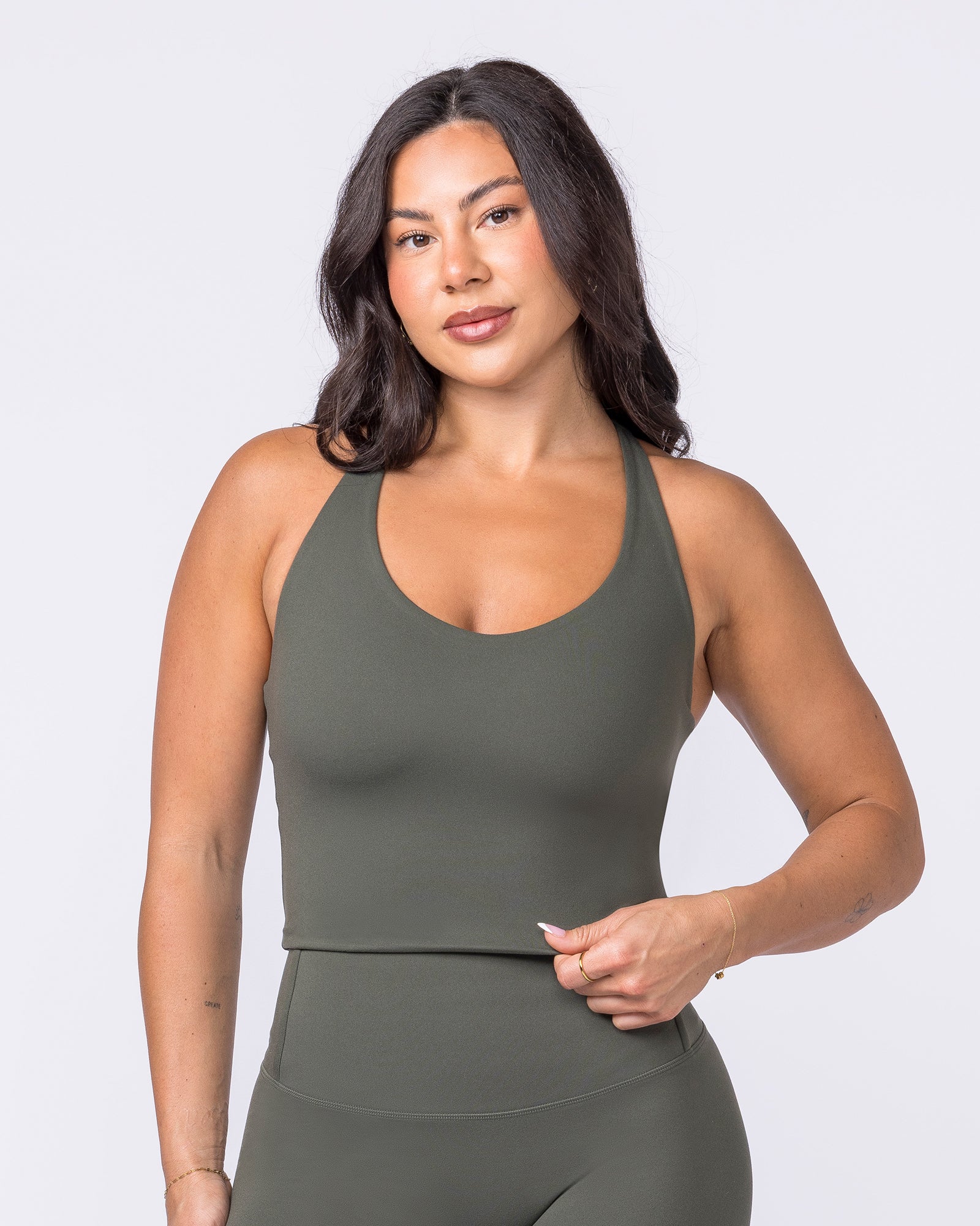 Everyday Form Cropped Tank - Eucalyptus