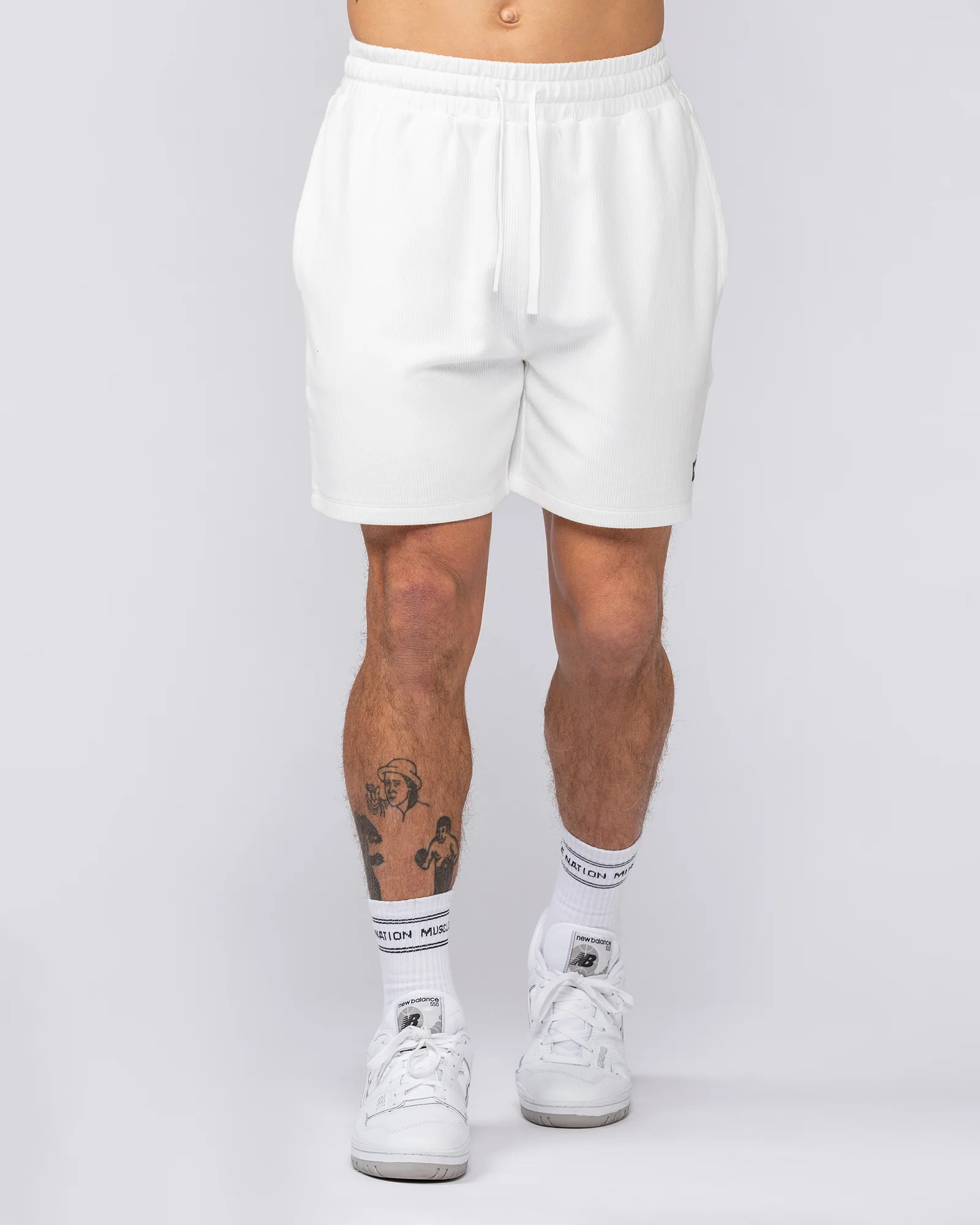 Everyday Jersey Shorts - White - Image 2