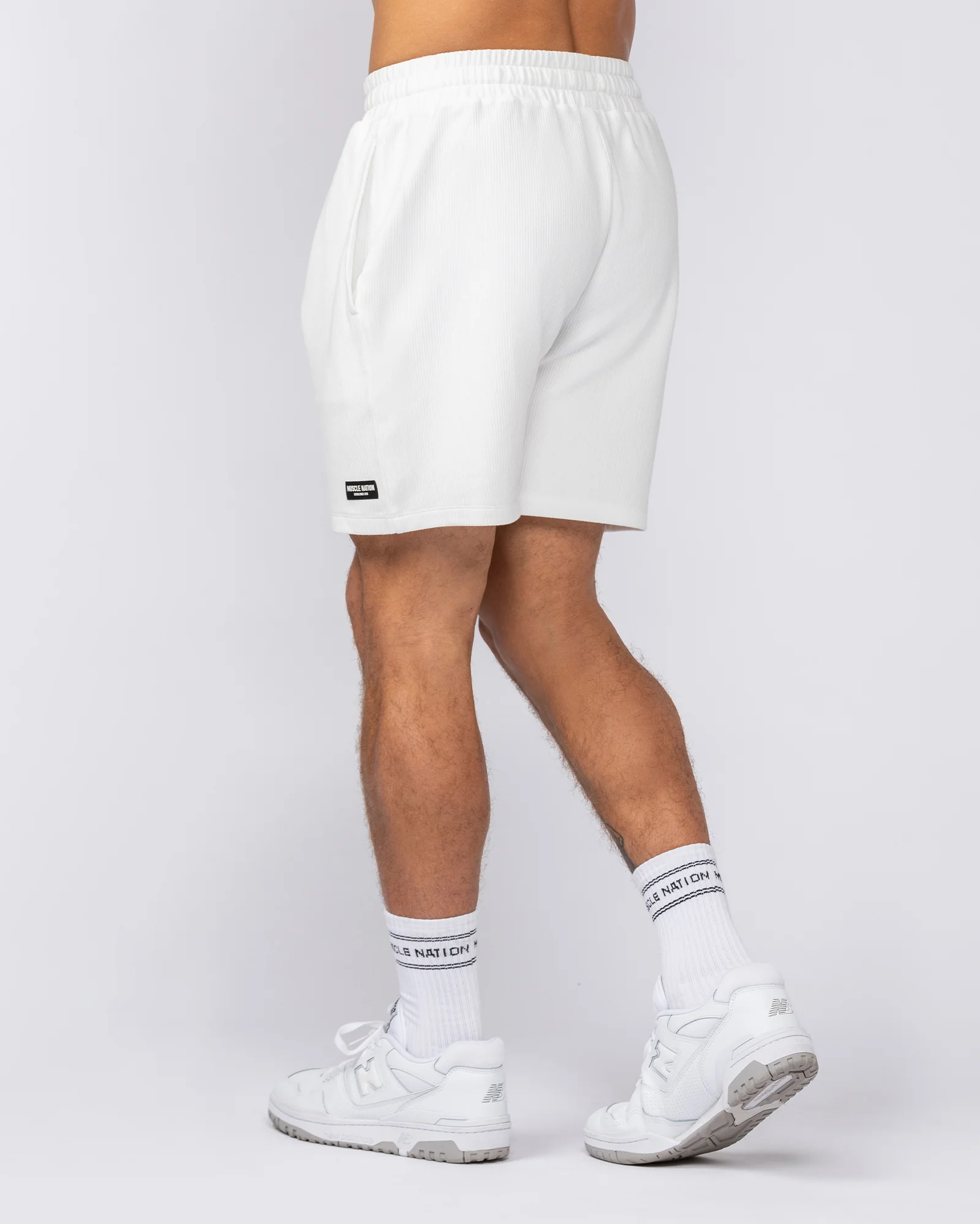 Everyday Jersey Shorts - White - Image 3