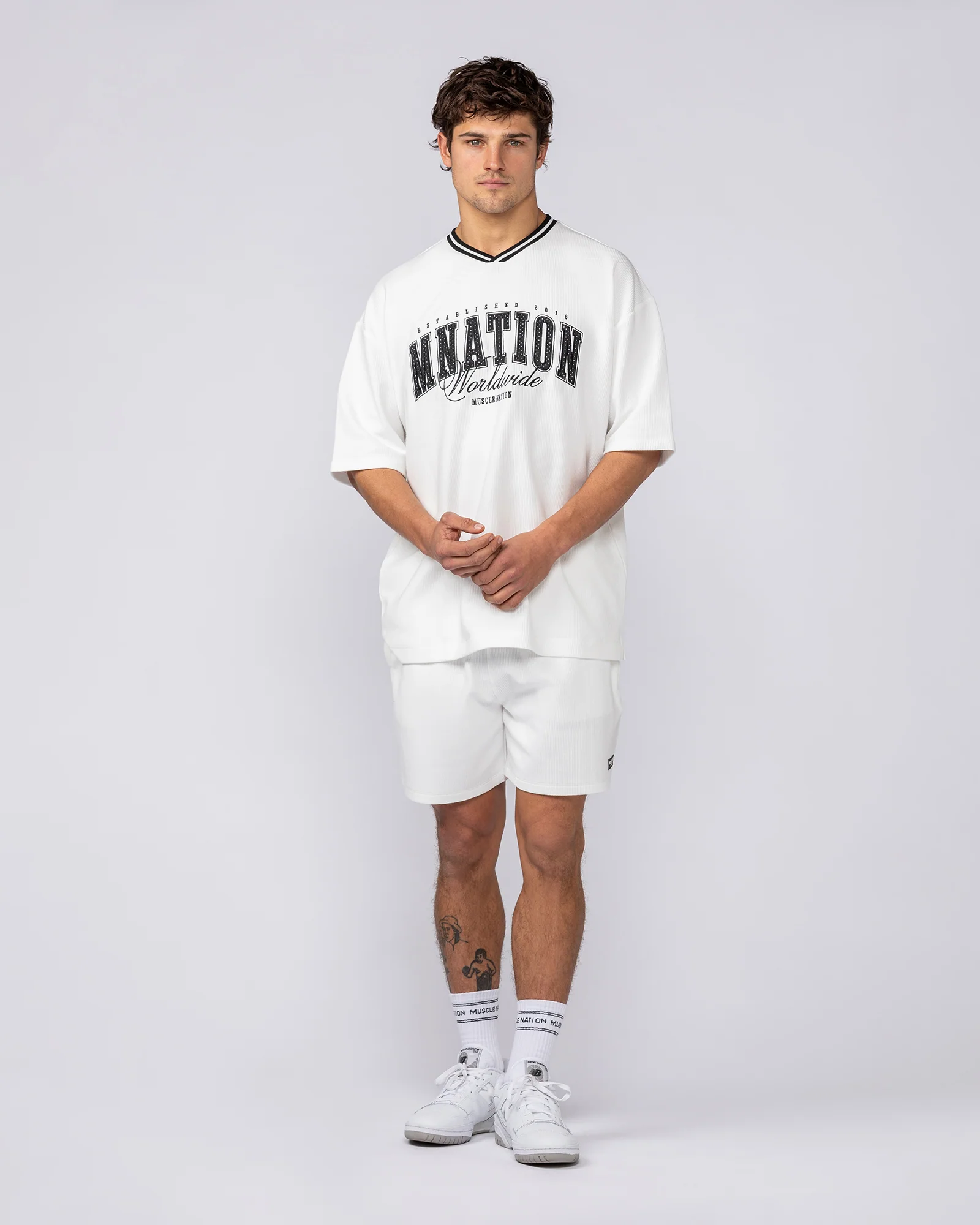Everyday Jersey Shorts - White - Image 5