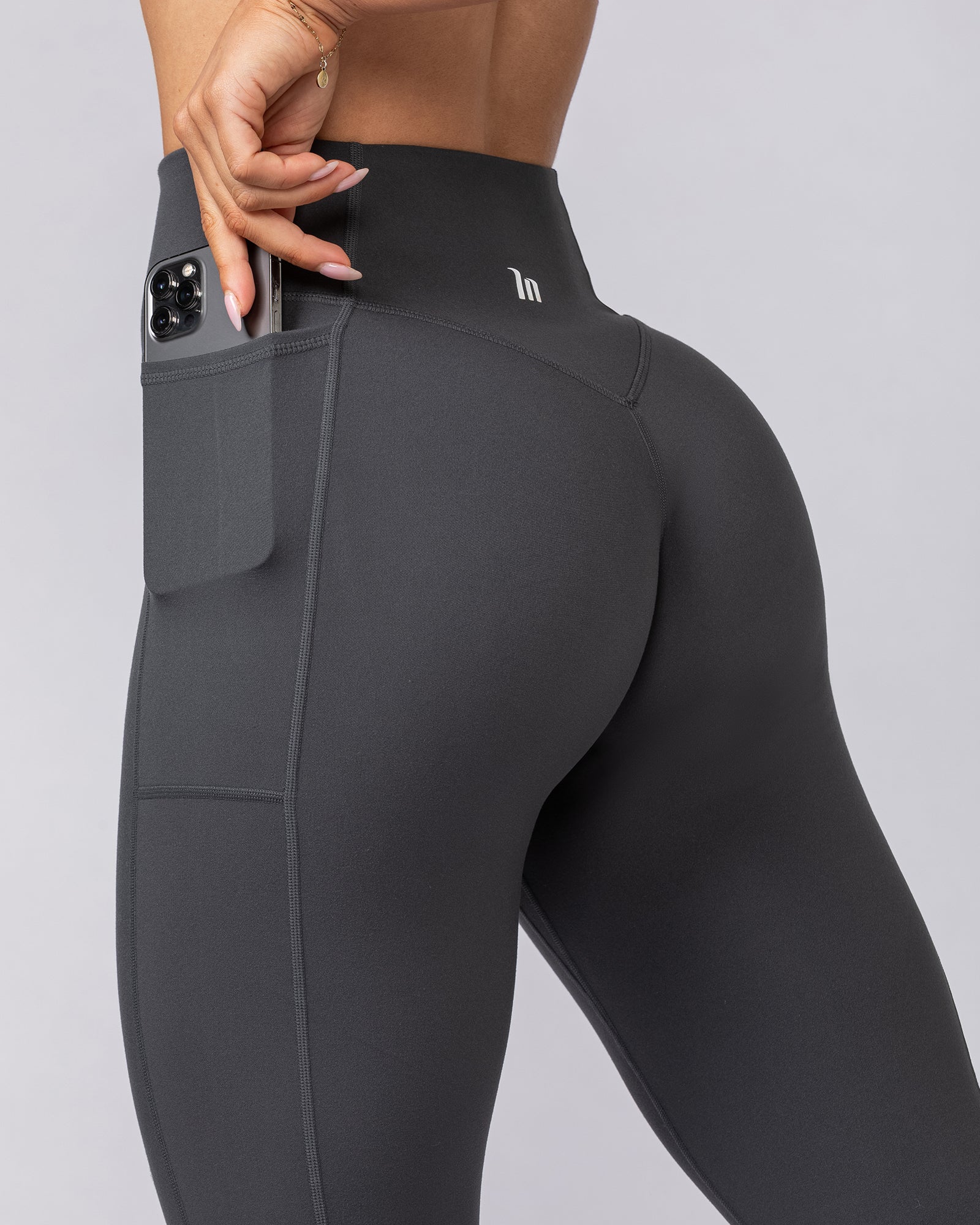 Everyday Pocket Ankle Length Leggings - Granite - Image 8