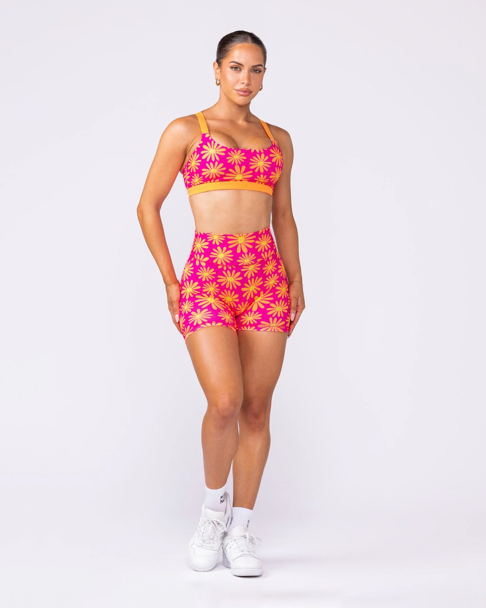 Evolve Signature Bike Shorts - Cosmo Petals - Image 5