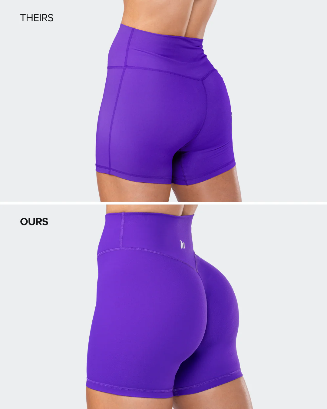 Evolve Signature Bike Shorts - Grape - Image 2