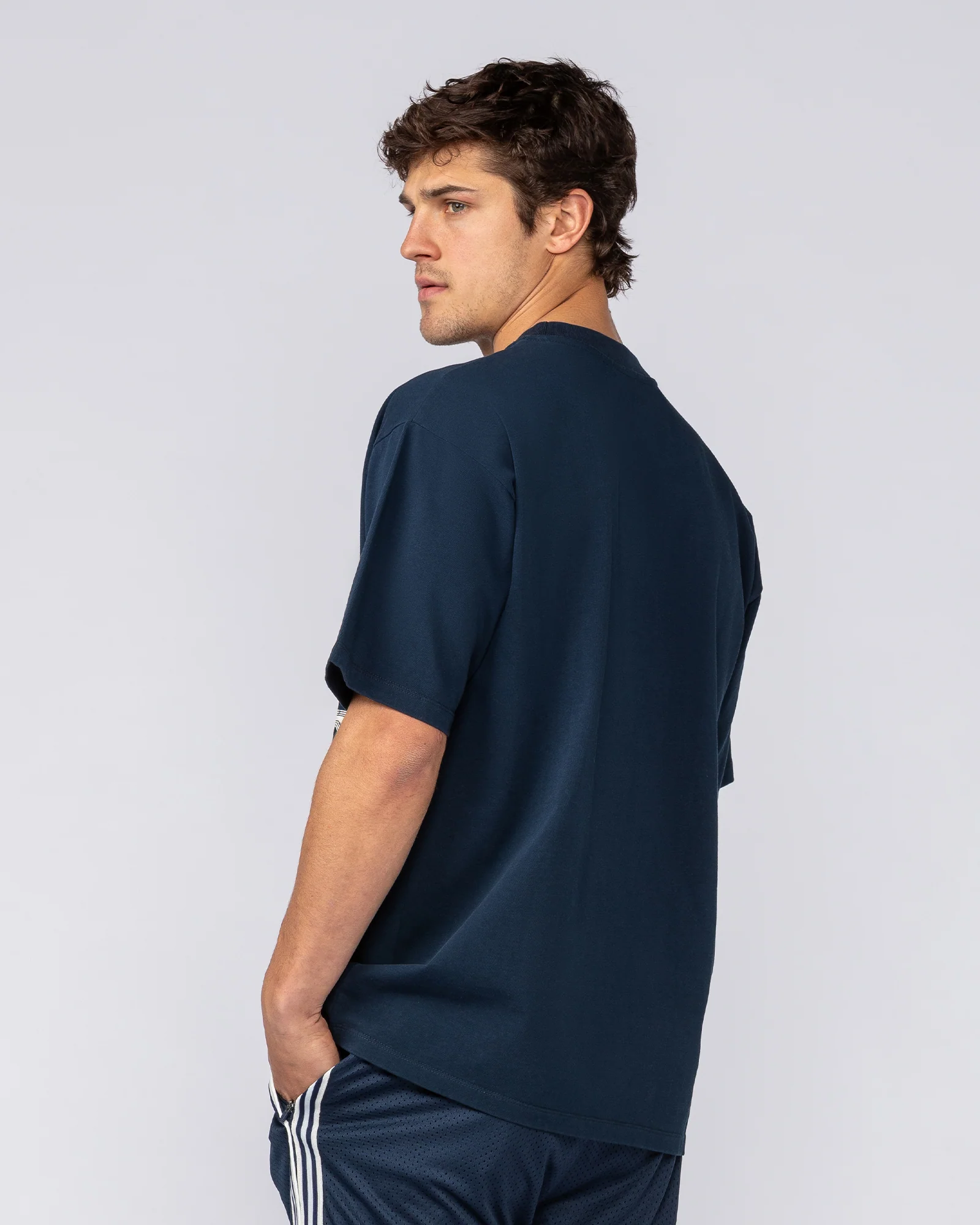 Falcon Regular Fit Tee - Navy - Image 3