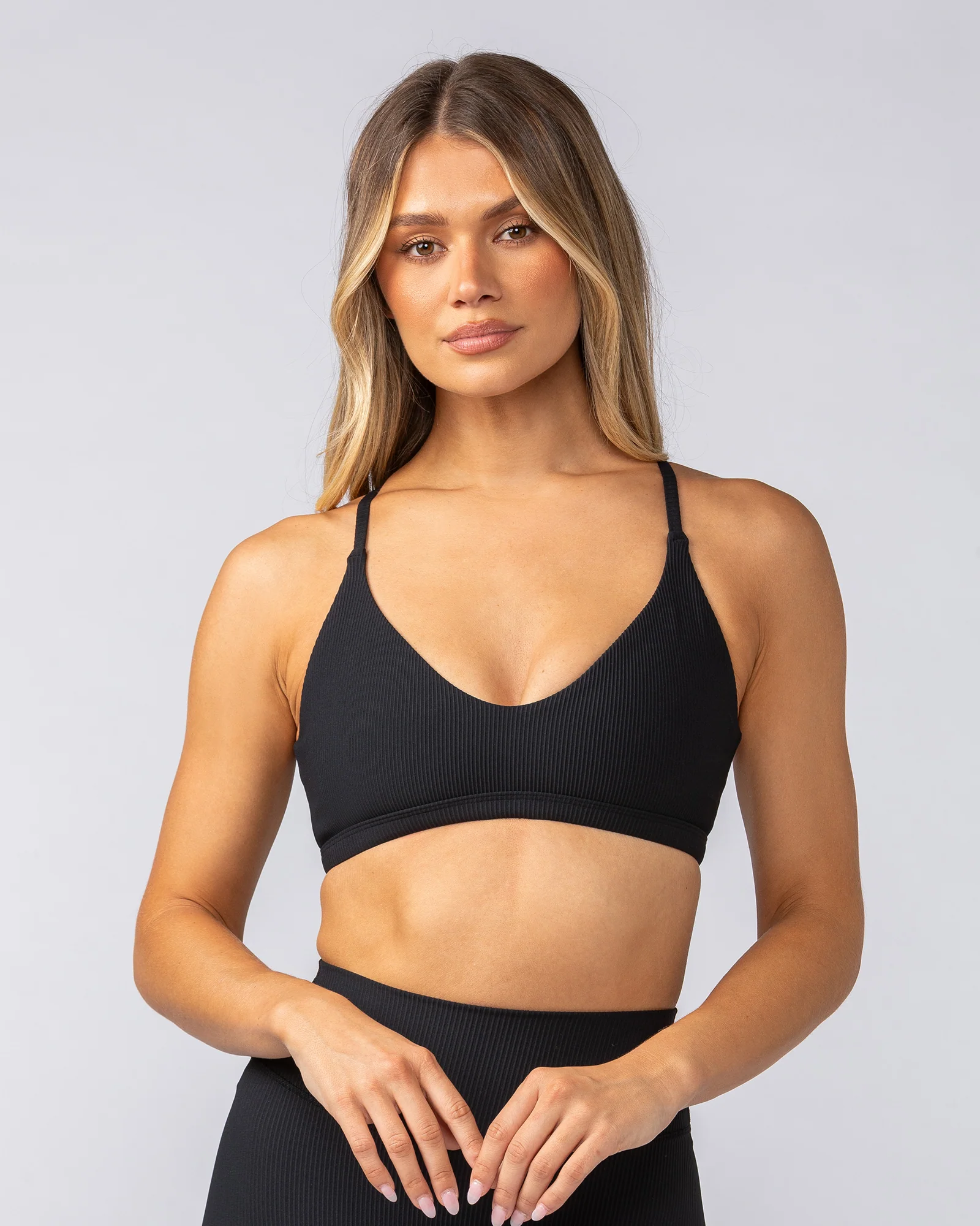 Fantasy Rib Bralette - Black - Image 3