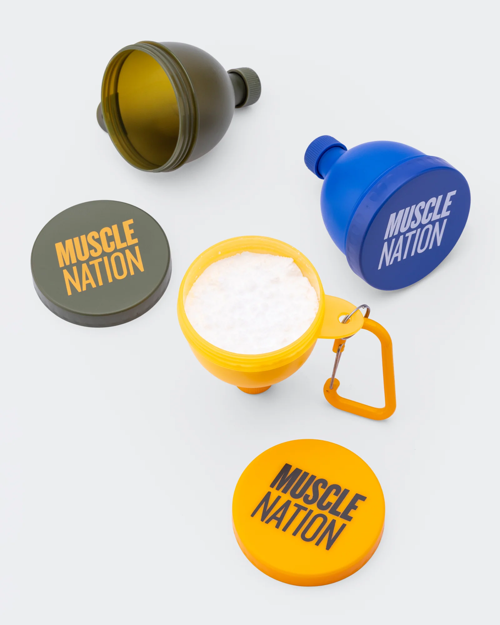 Fill And Go Funnel (x3 Pack) - Dark Khaki Multi
