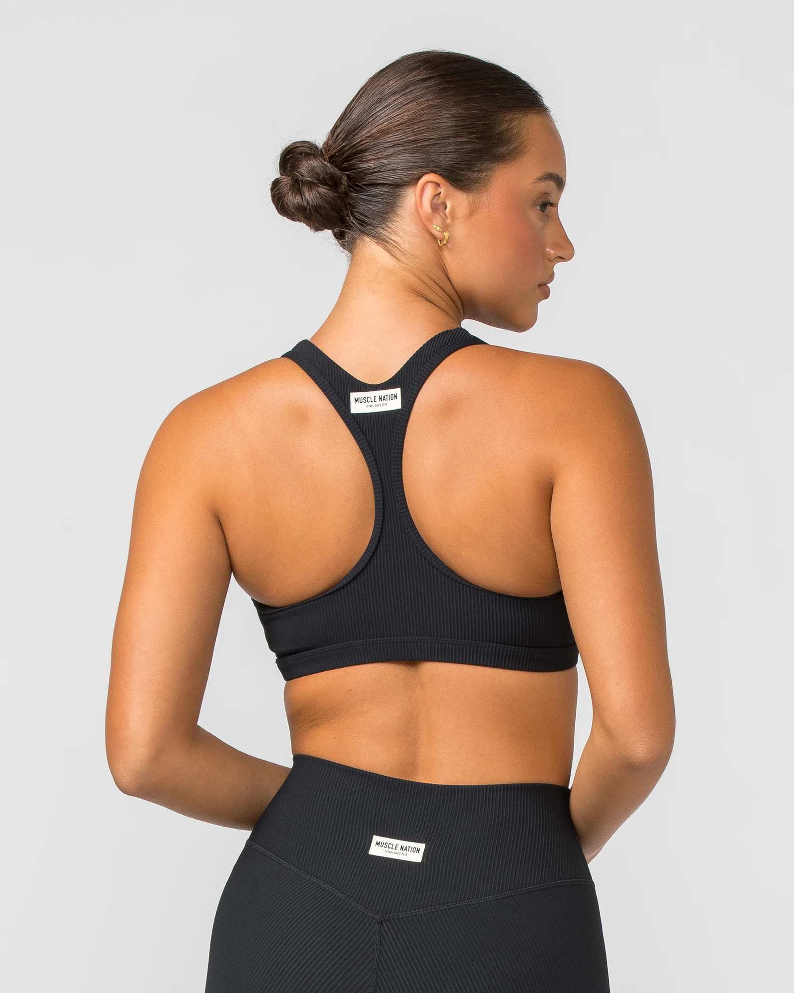 Flex Rib Bra - Black - Image 5