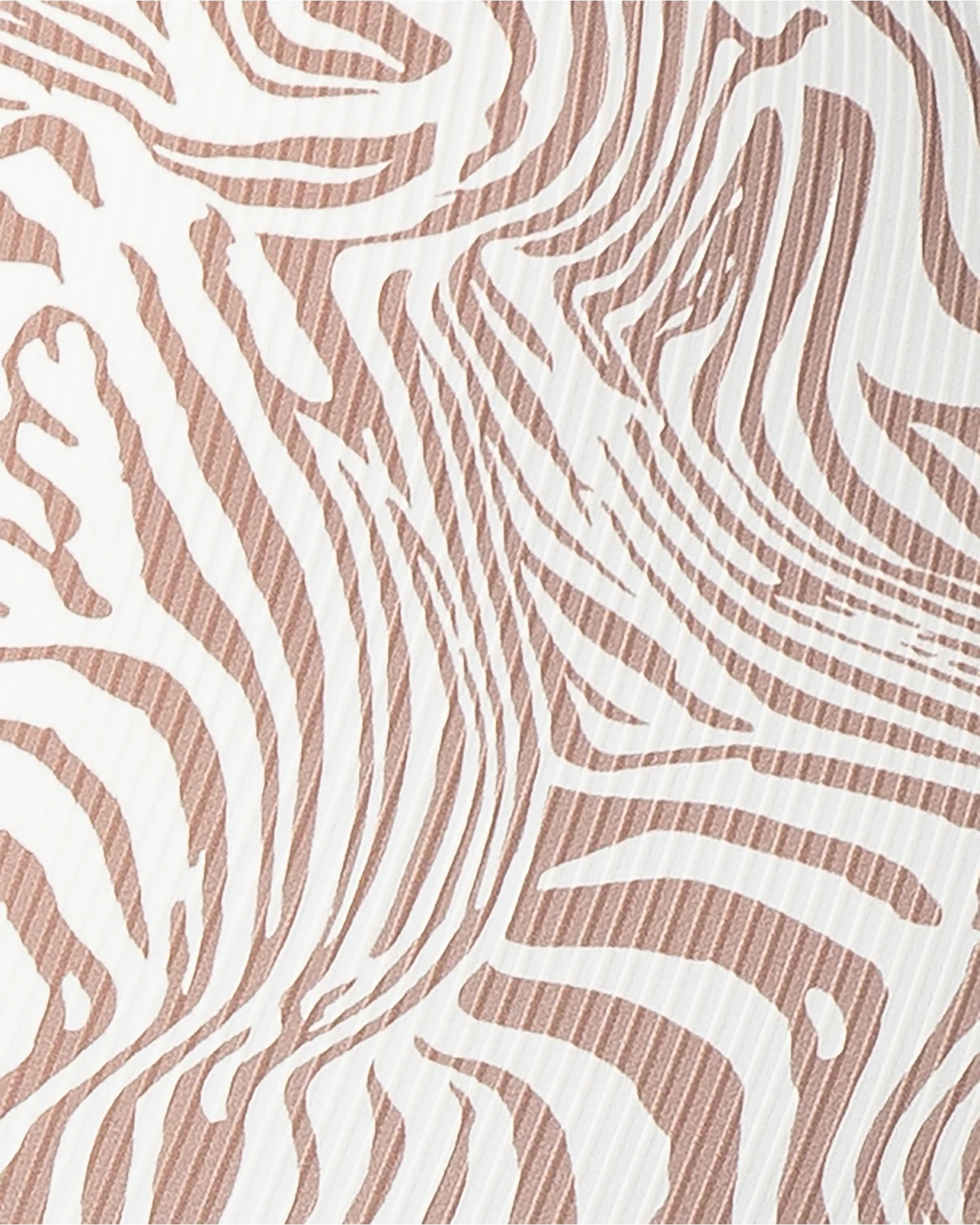 Halter Rib Bralette - Cinnamon Zebra - Image 2