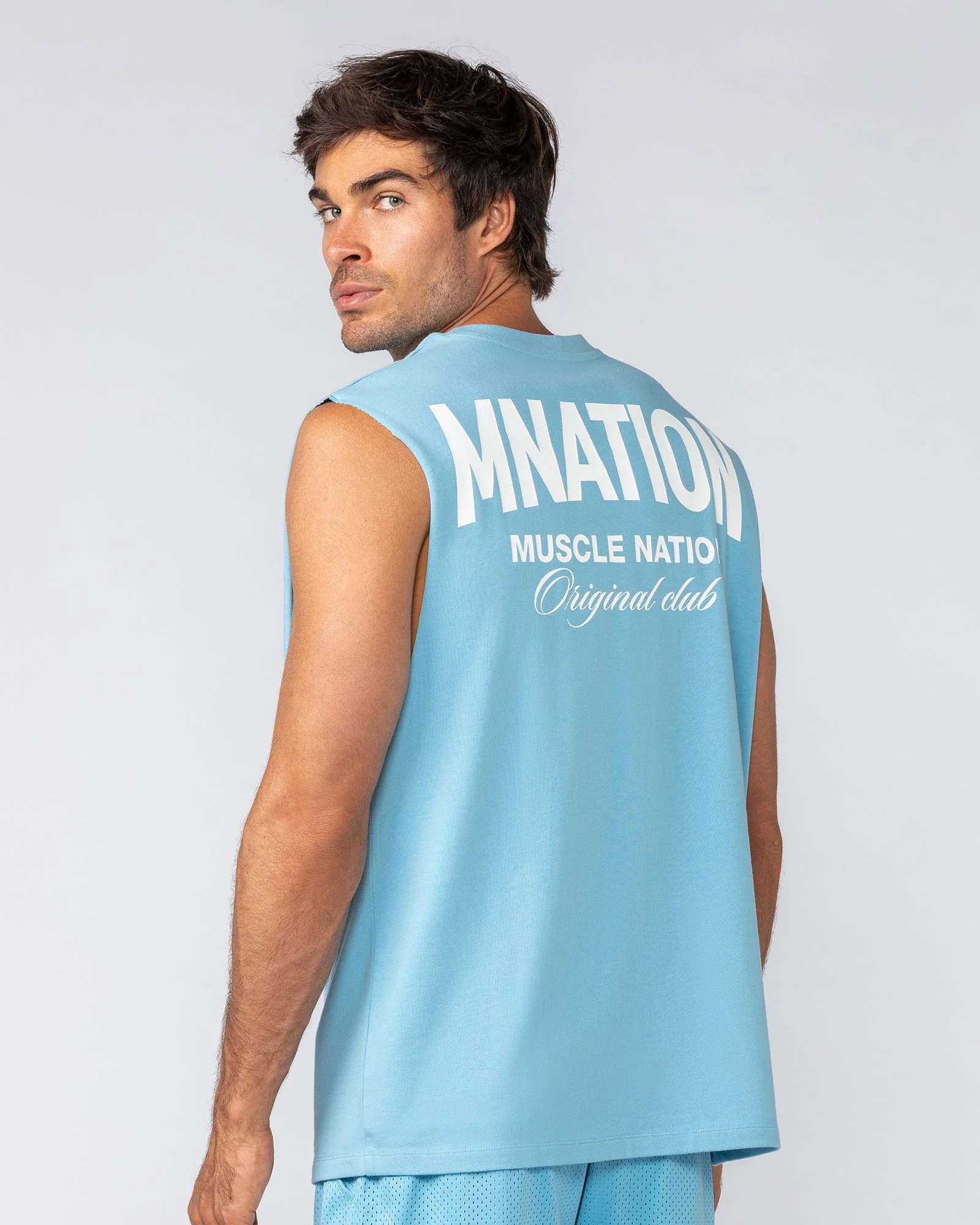 Heritage Muscle Tank - Light Blue - Image 3