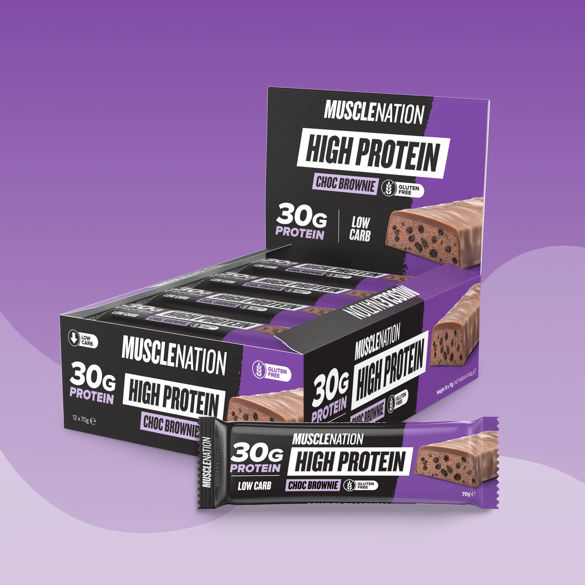 HIGH PROTEIN BAR - Choc Fudge Brownie - Box of 12