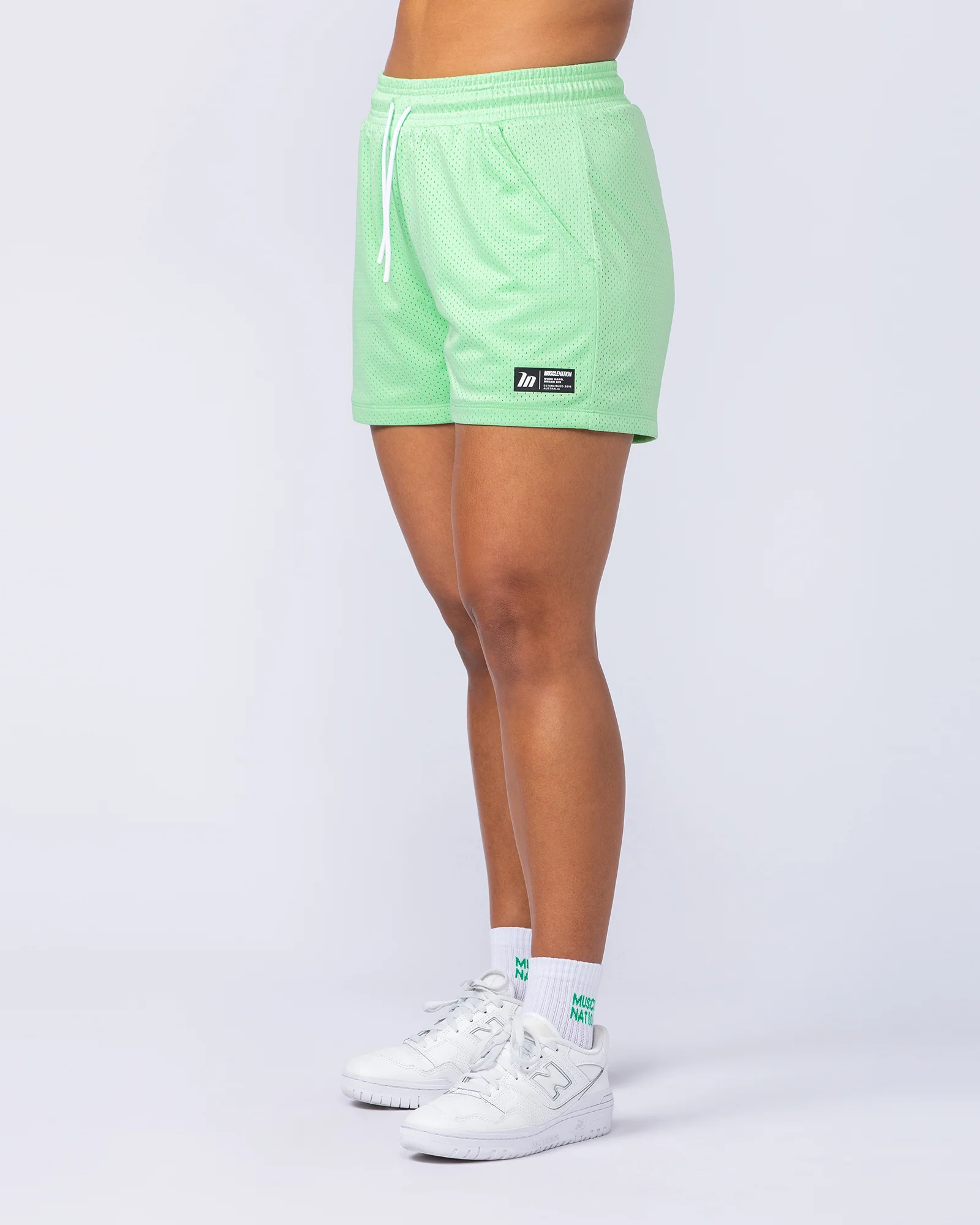 Hoops 3" Shorts - Lime Splice - Image 3
