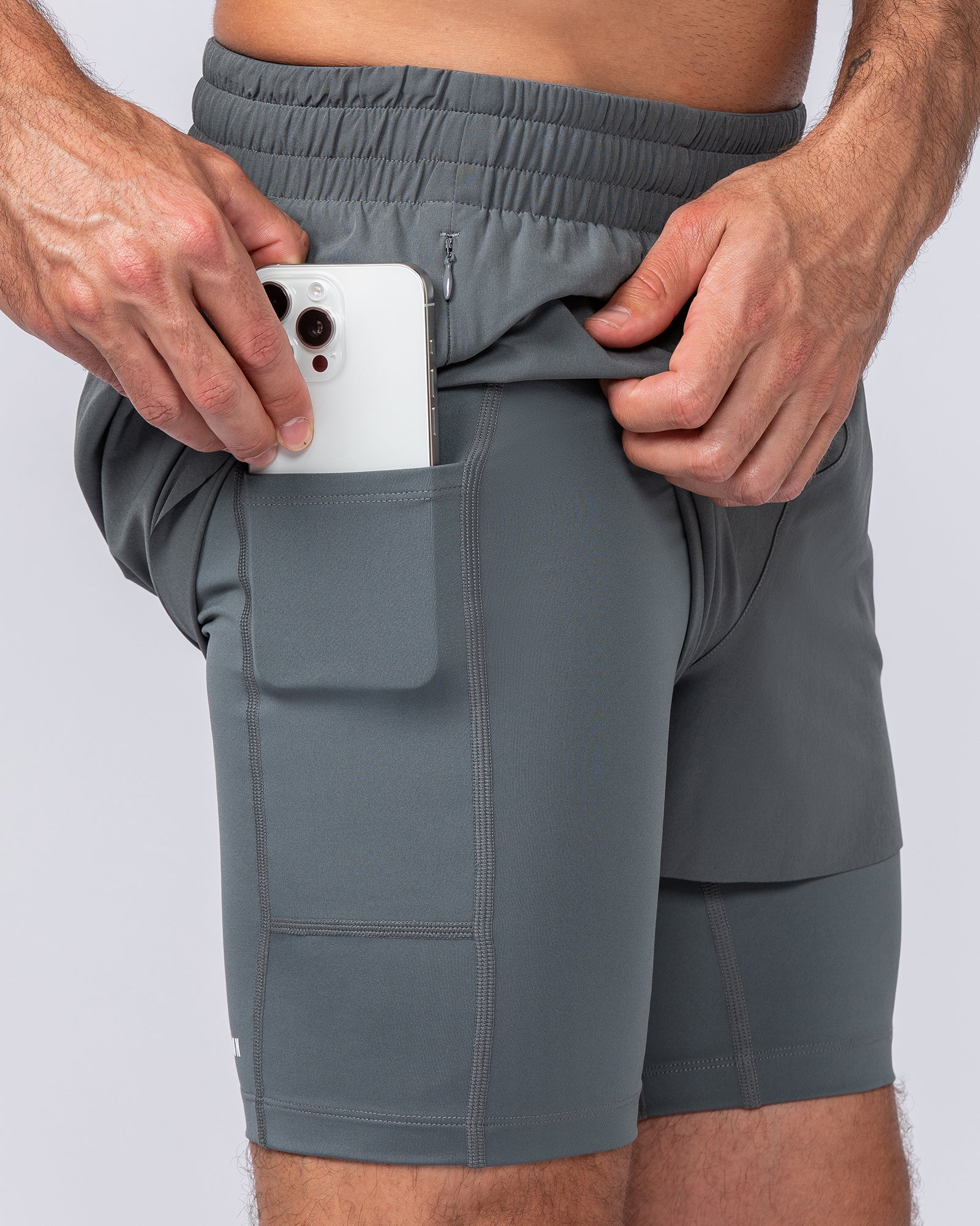 Hybrid 3" Shorts - Tornado - Image 3
