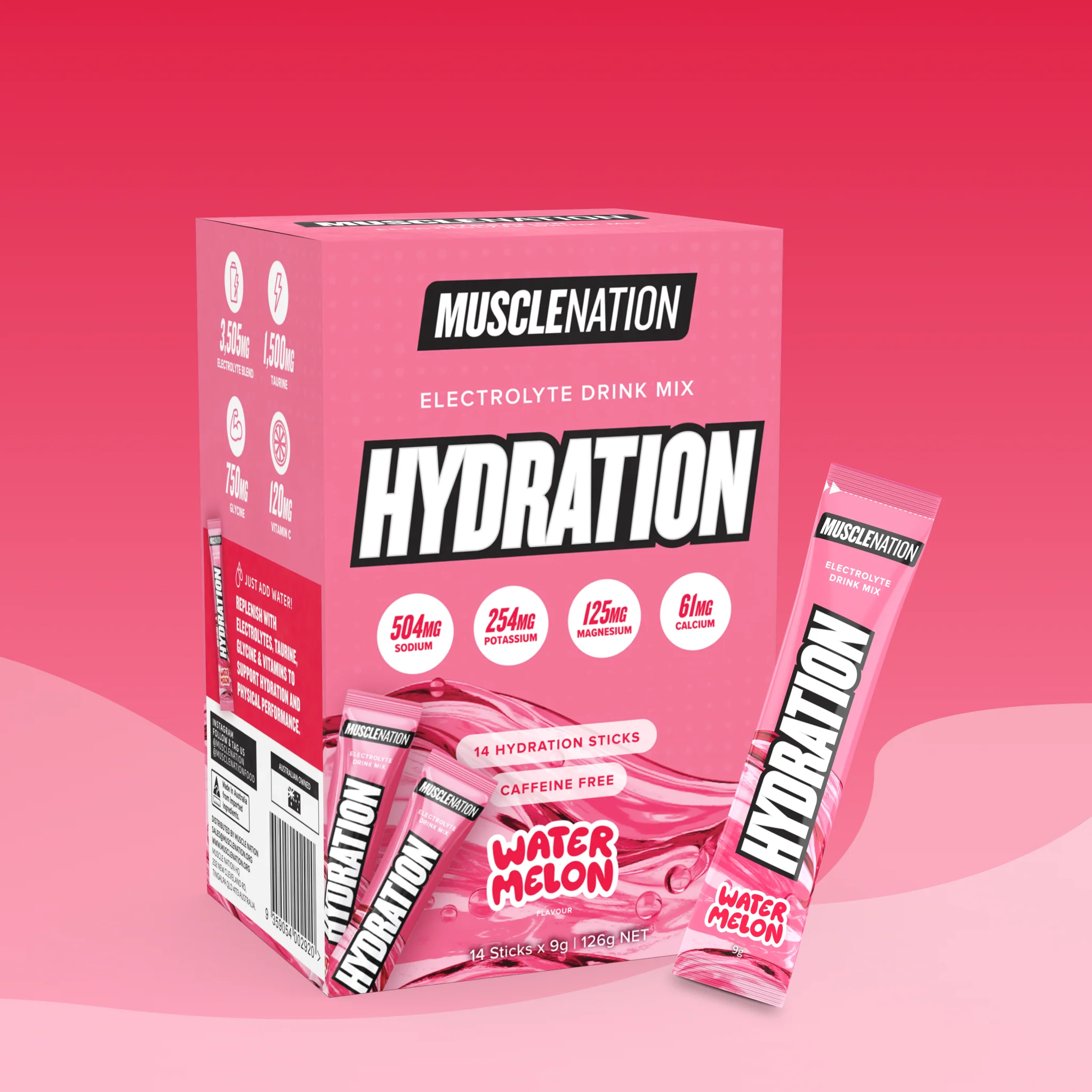 HYDRATION Sticks - Watermelon - 14 Pack