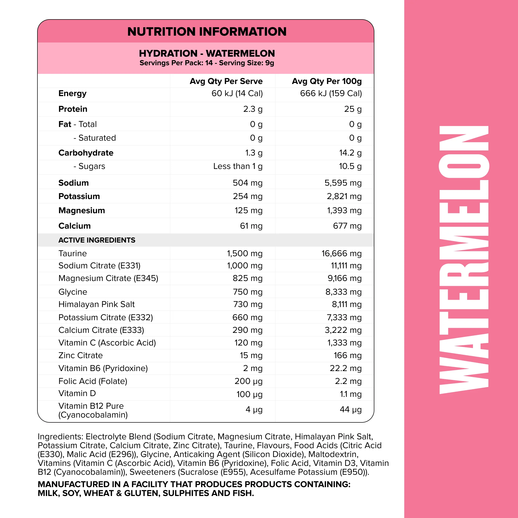 HYDRATION Sticks - Watermelon - 14 Pack - Image 3
