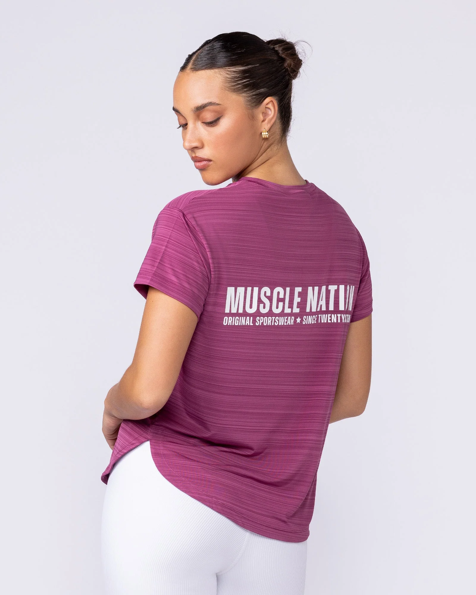 Ignite Training Tee - Raspberry Quartz - Image 2