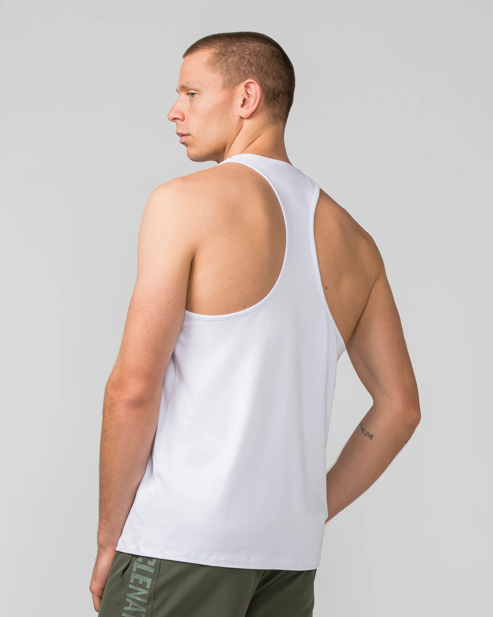 Infinite Y Back Singlet - White - Image 3
