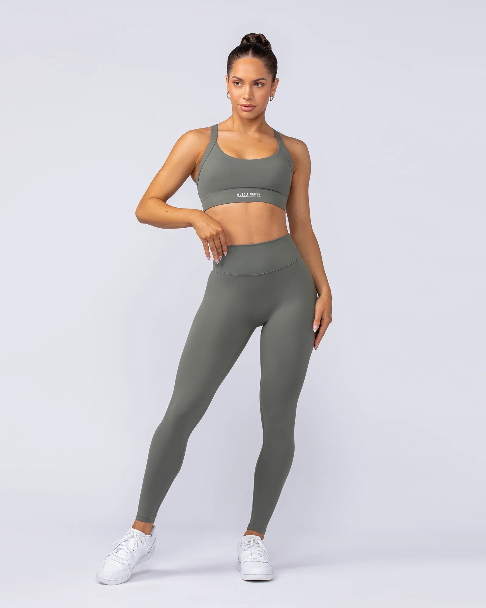 Instinct Scrunch Ankle Length Leggings - Ivy - Image 6