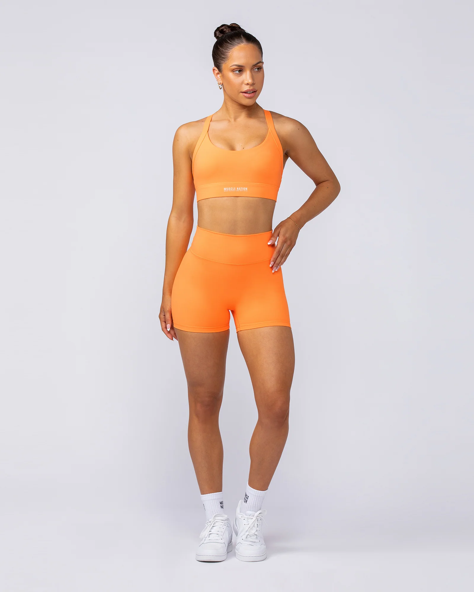 Instinct Scrunch Midway Shorts - Tangelo - Image 6