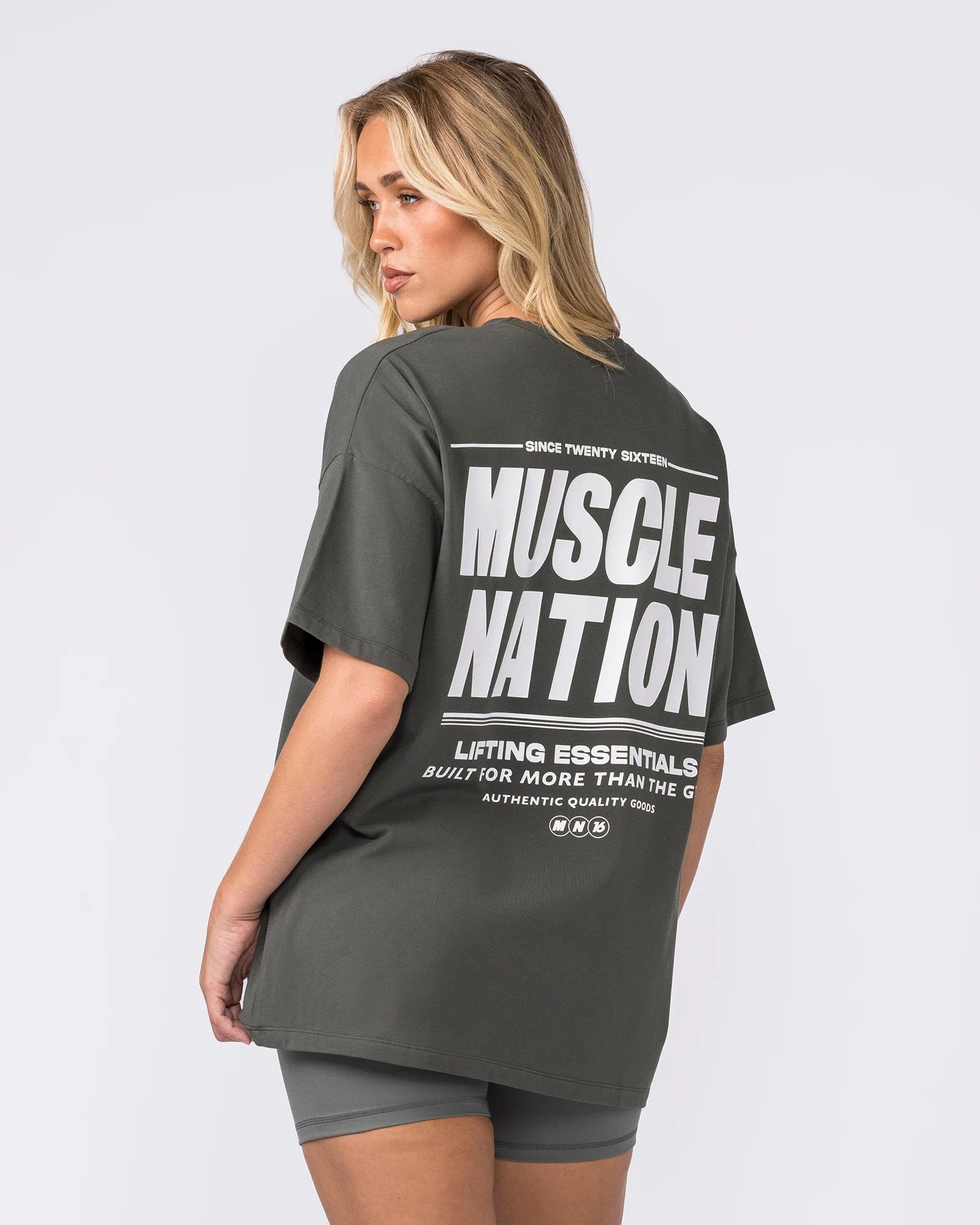 Kick-Start Oversized Tee - Dark Botanica