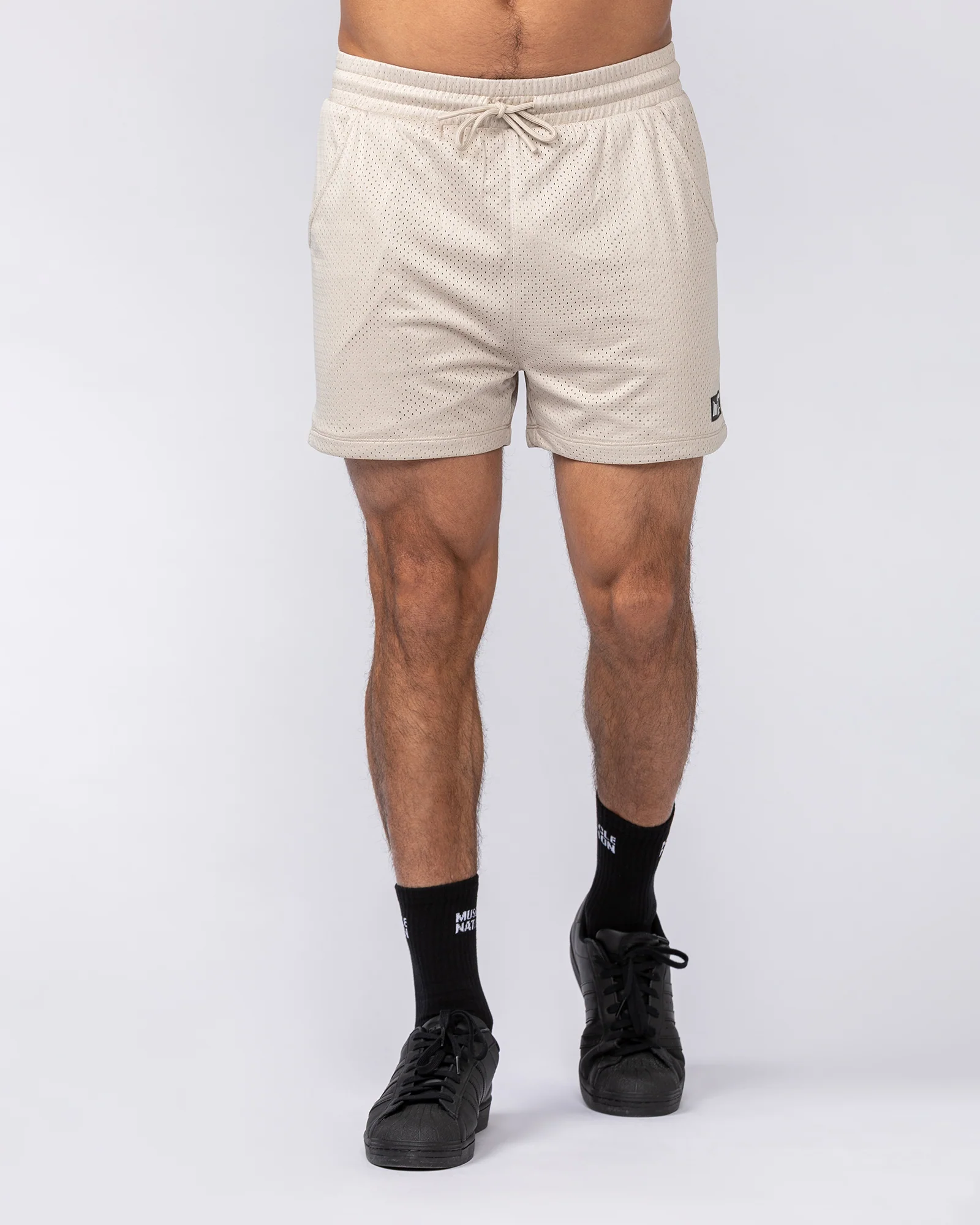 Lay Up 3.5" Shorts - Beige - Image 3