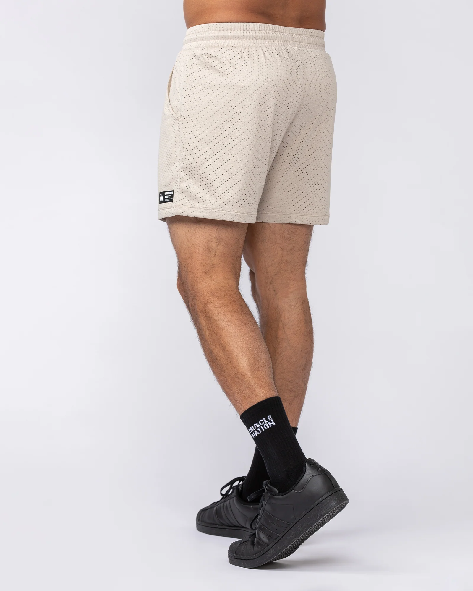 Lay Up 3.5" Shorts - Beige - Image 4