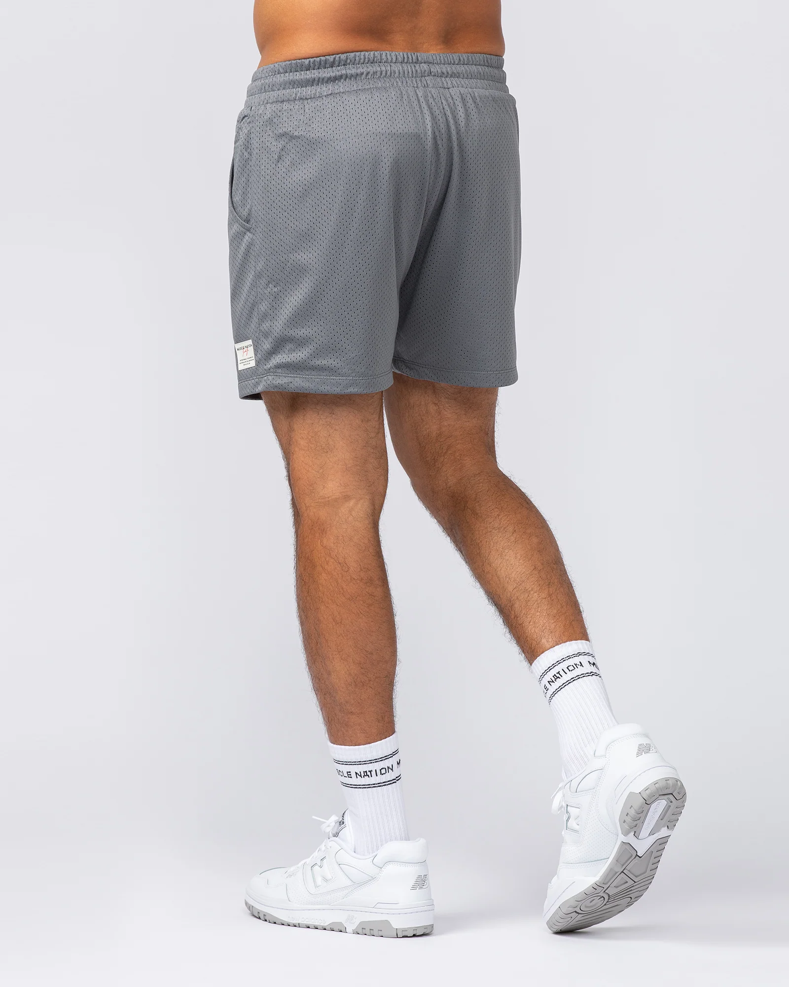Lee Lem Lay Up 3.5" Shorts - Platinum Grey - Image 5