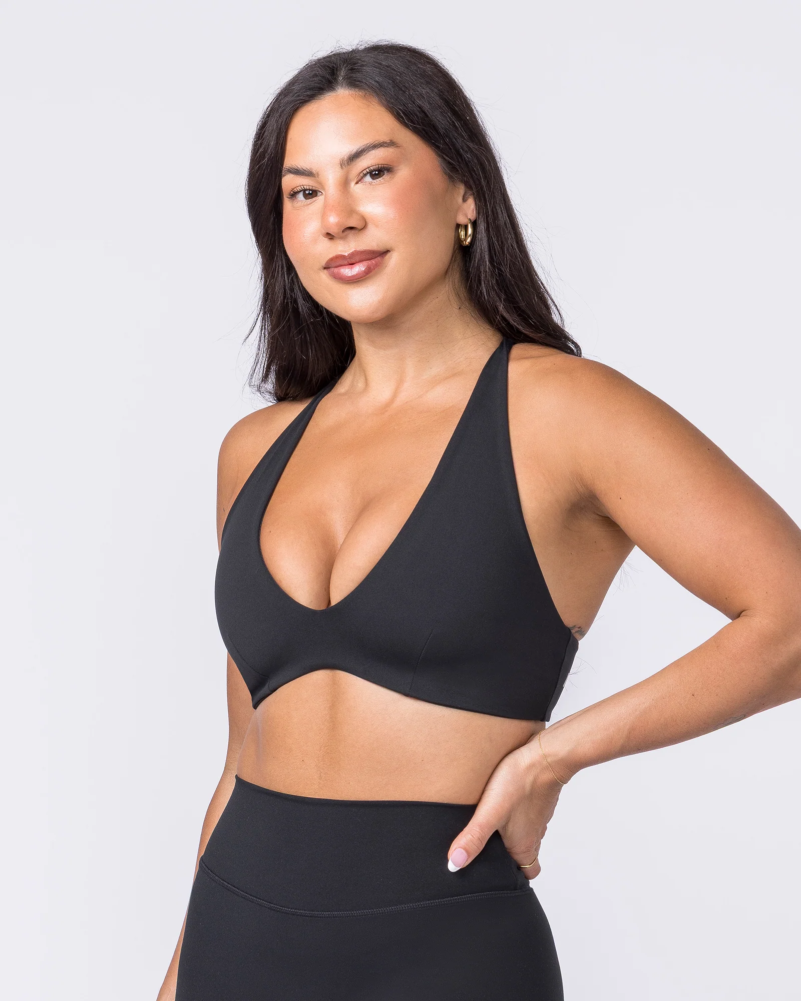 Liberty Lustre Bralette - Black - Image 3