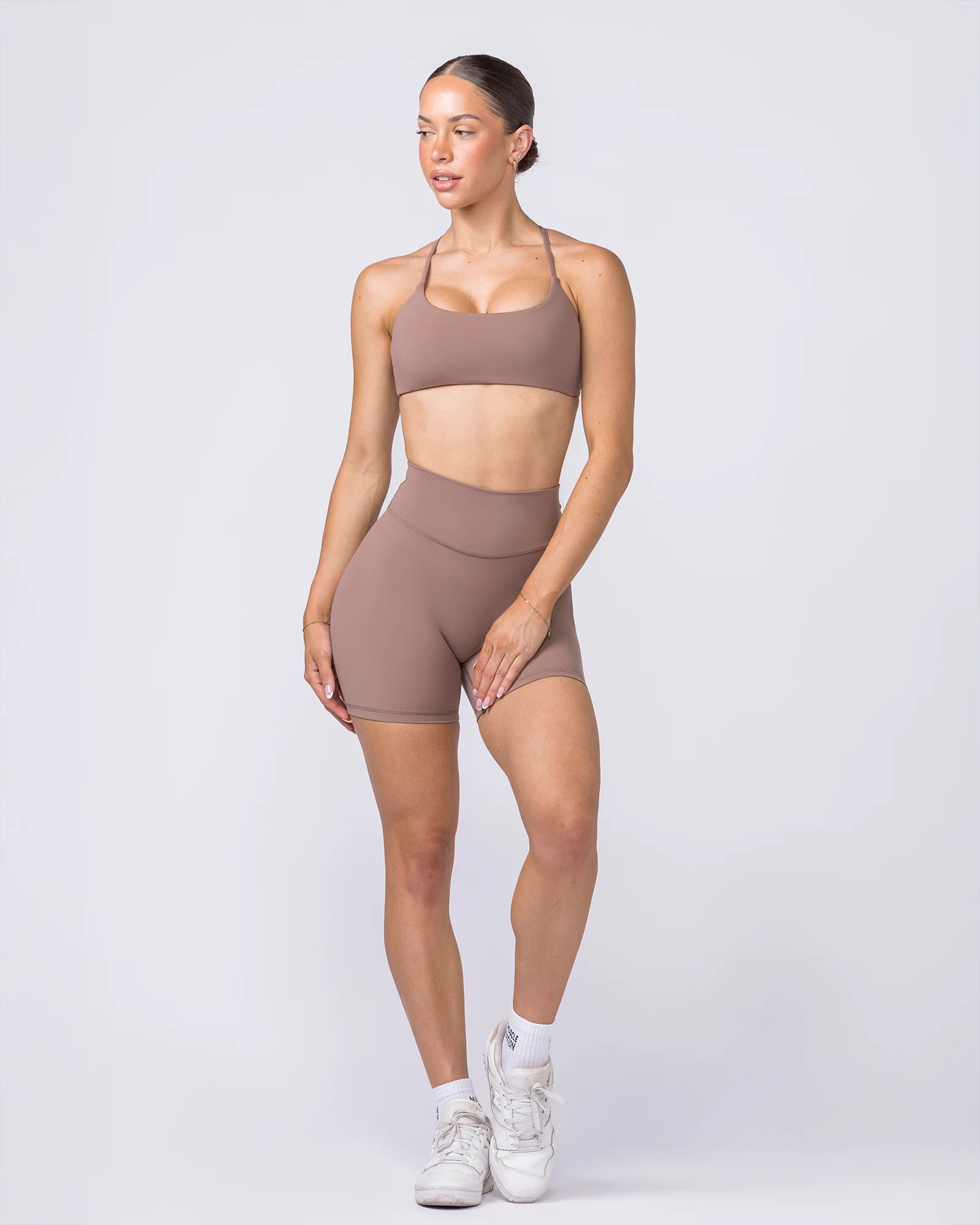 Liberty Zero Rise Bike Shorts - Cookie - Image 5