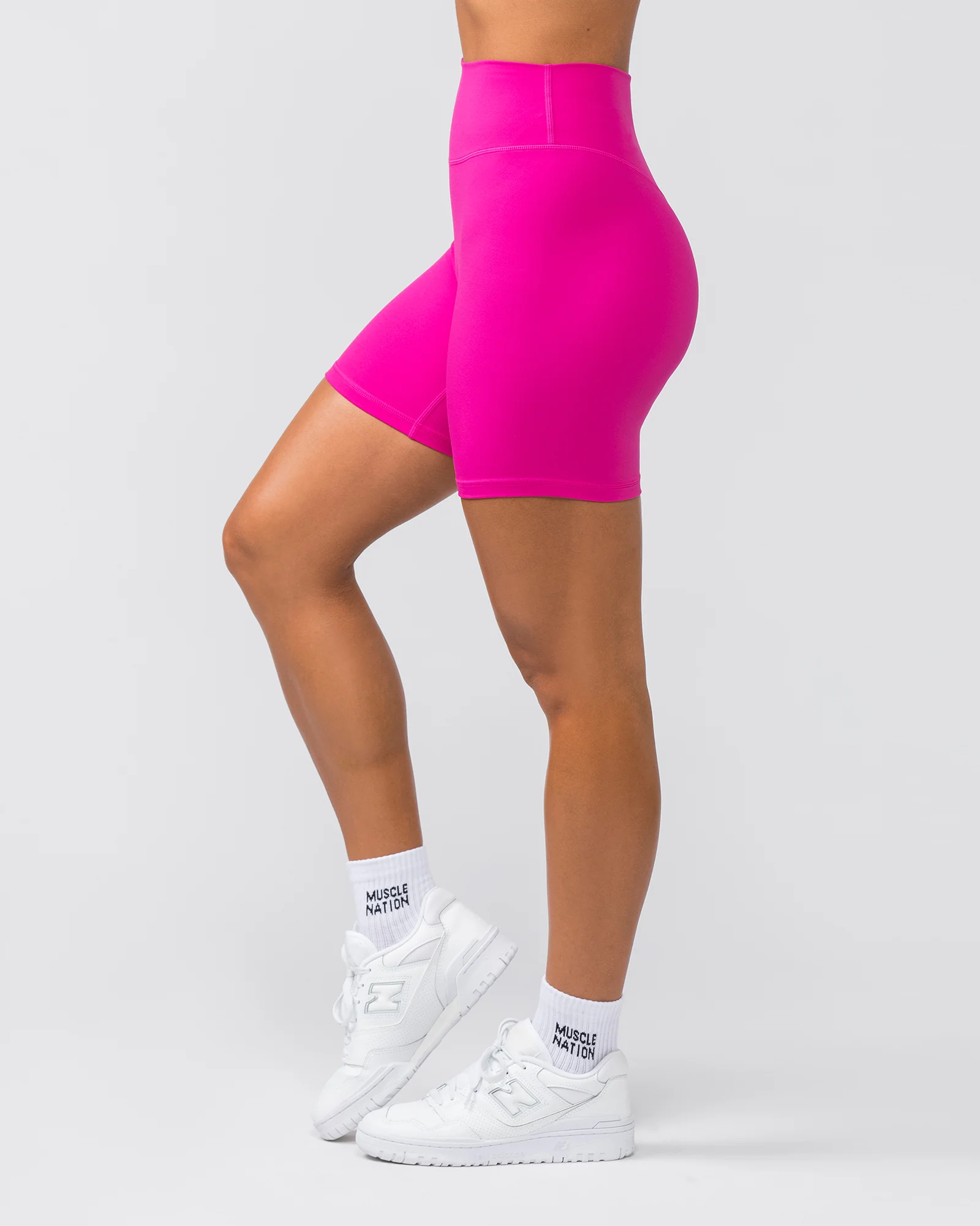 Liberty Zero Rise Bike Shorts - Pink Crush - Image 3