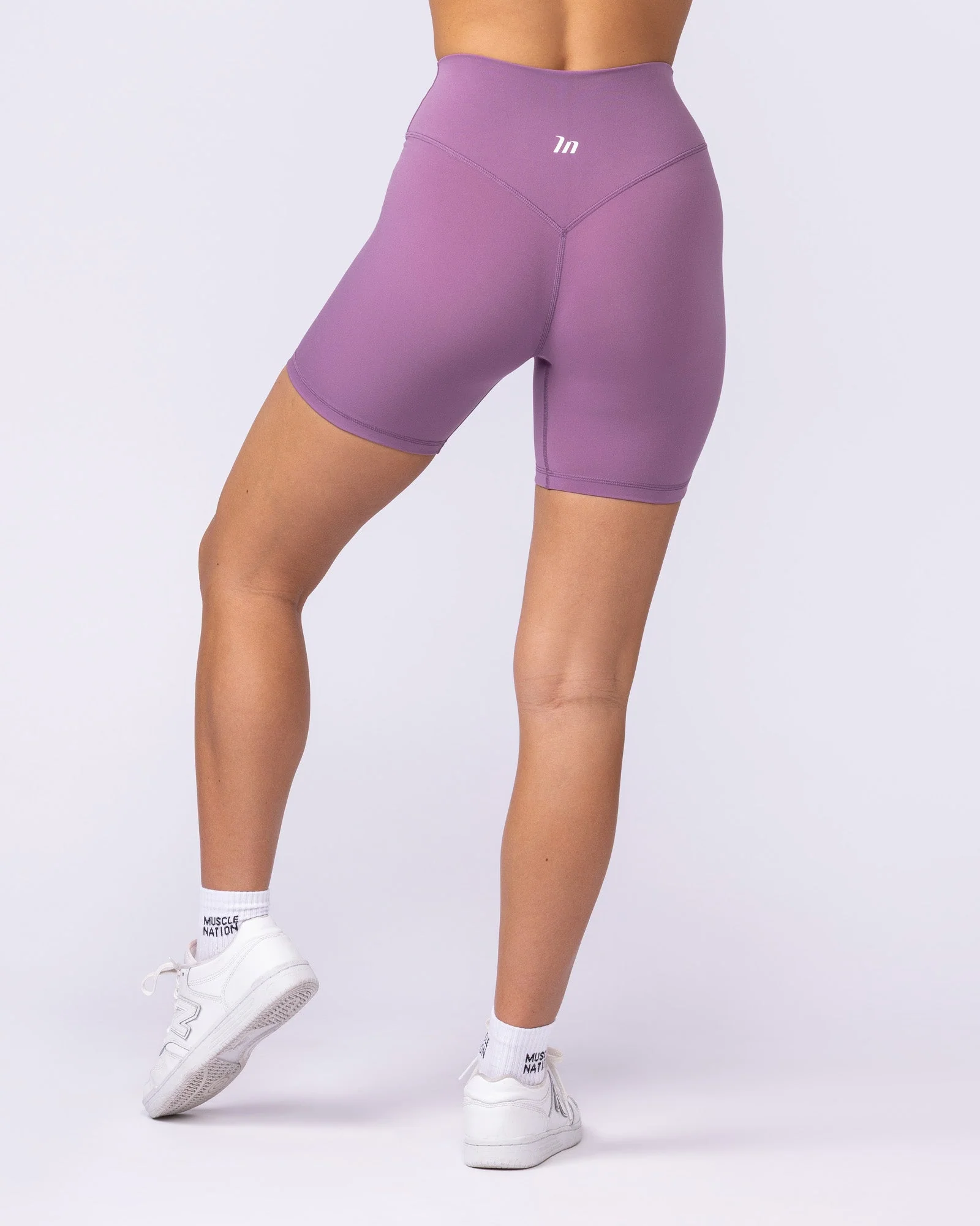 Liberty Zero Rise Bike Shorts - Thistle - Image 4