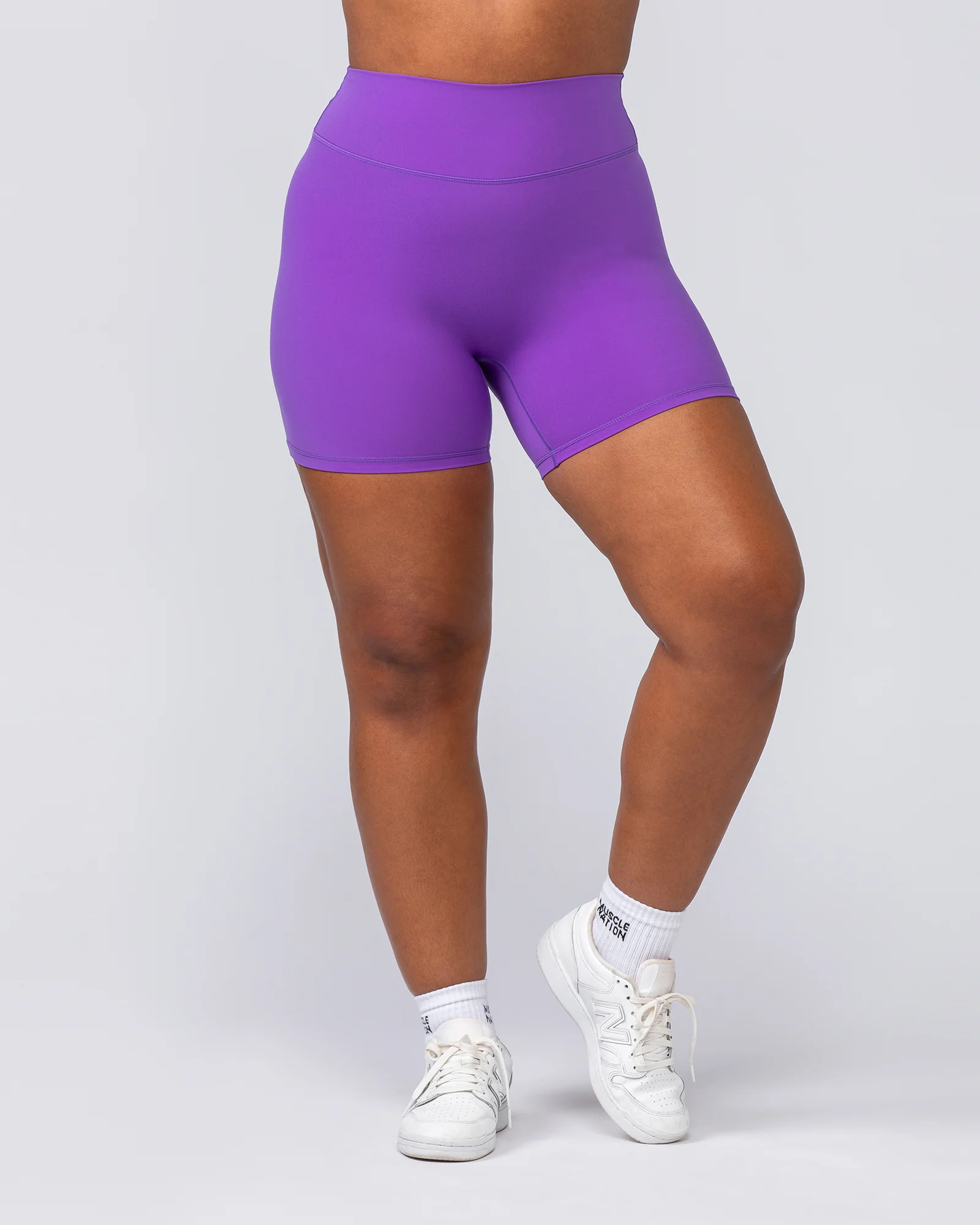 Liberty Zero Rise Bike Shorts - Viola - Image 3
