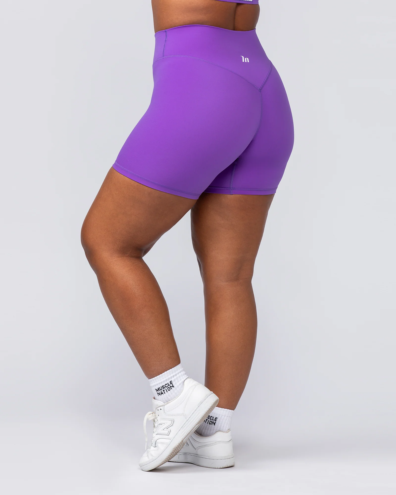Liberty Zero Rise Bike Shorts - Viola - Image 5