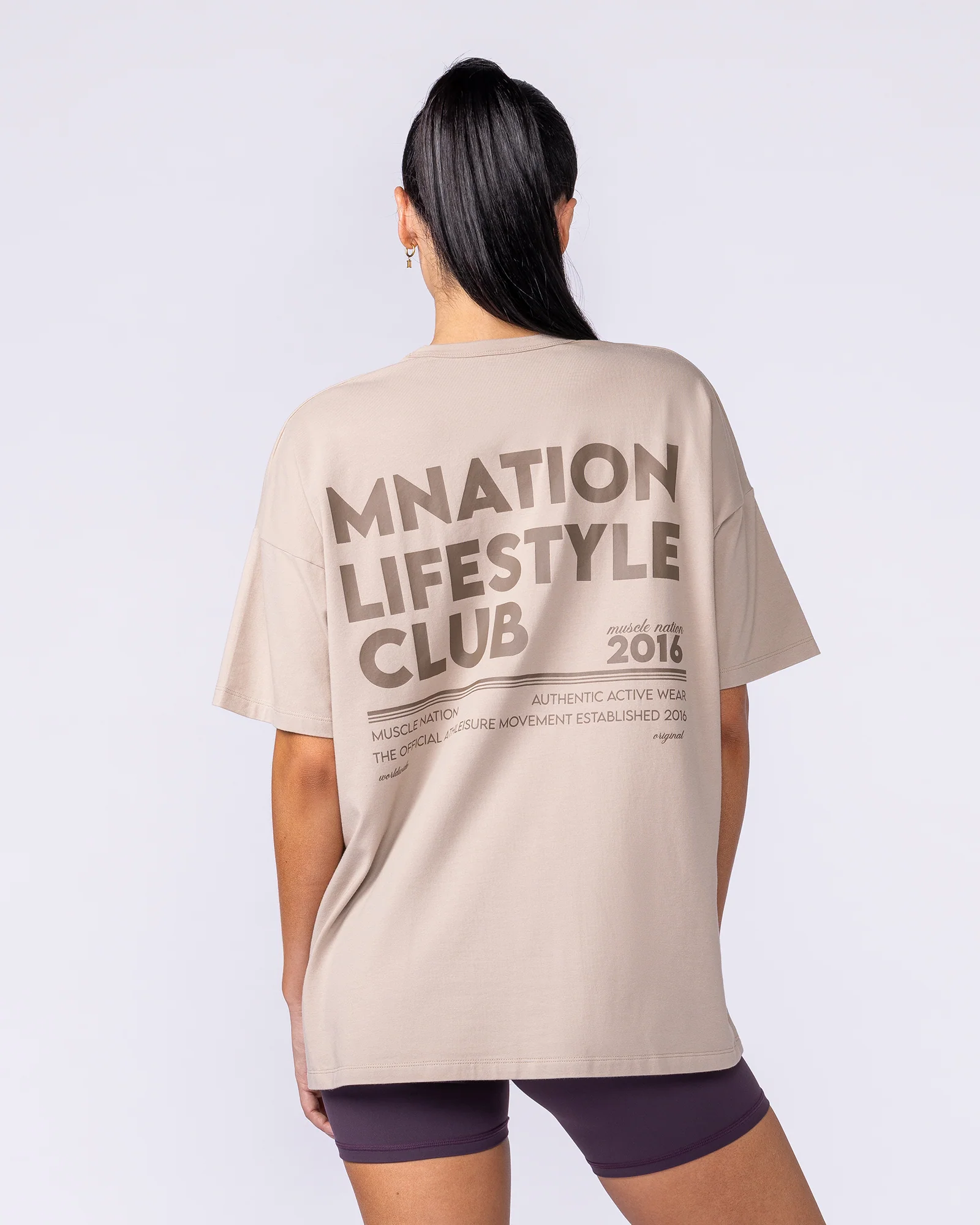 Lifestyle Club Oversized Tee - Sandstorm - Image 4