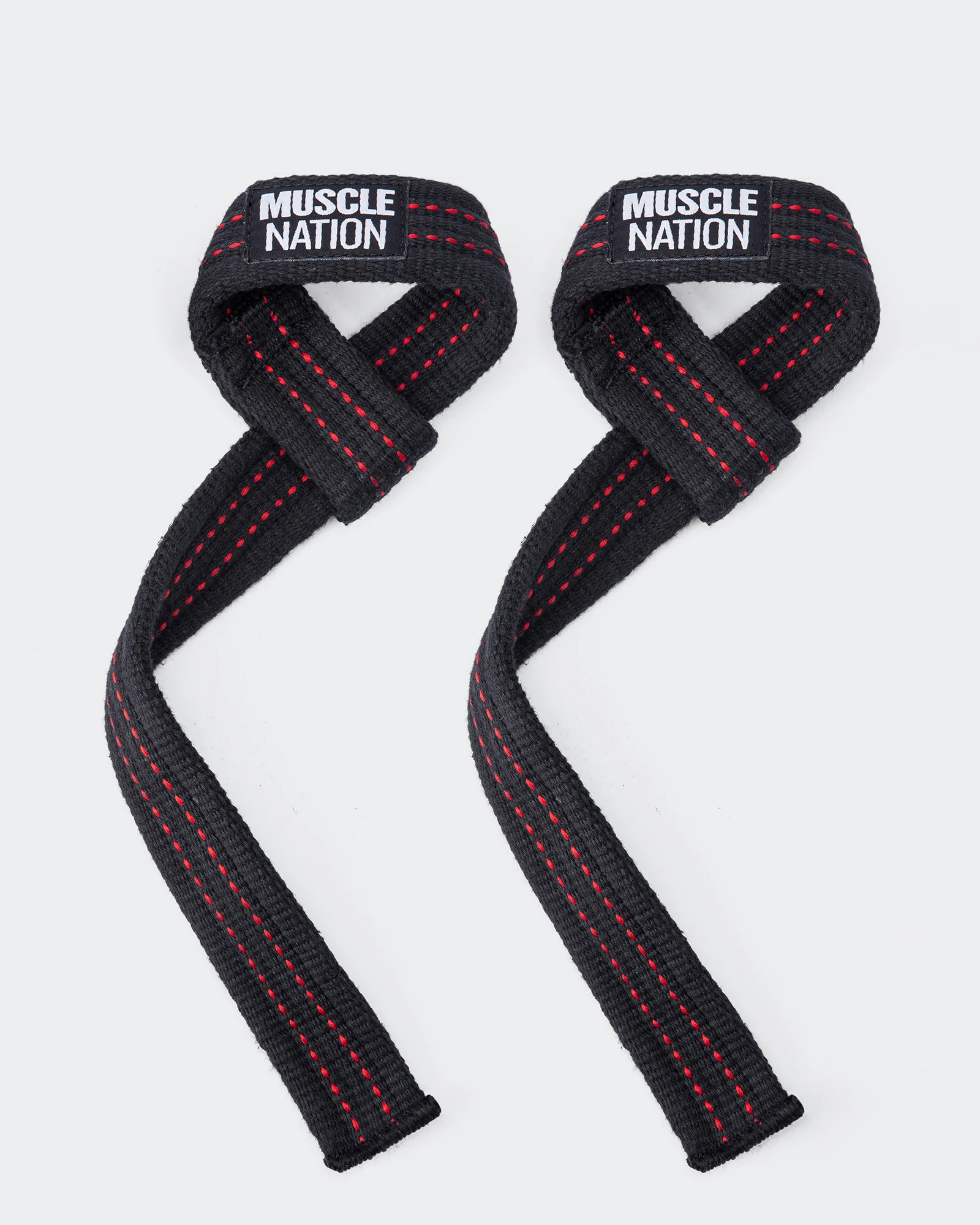 Lifting Straps - Black / Red