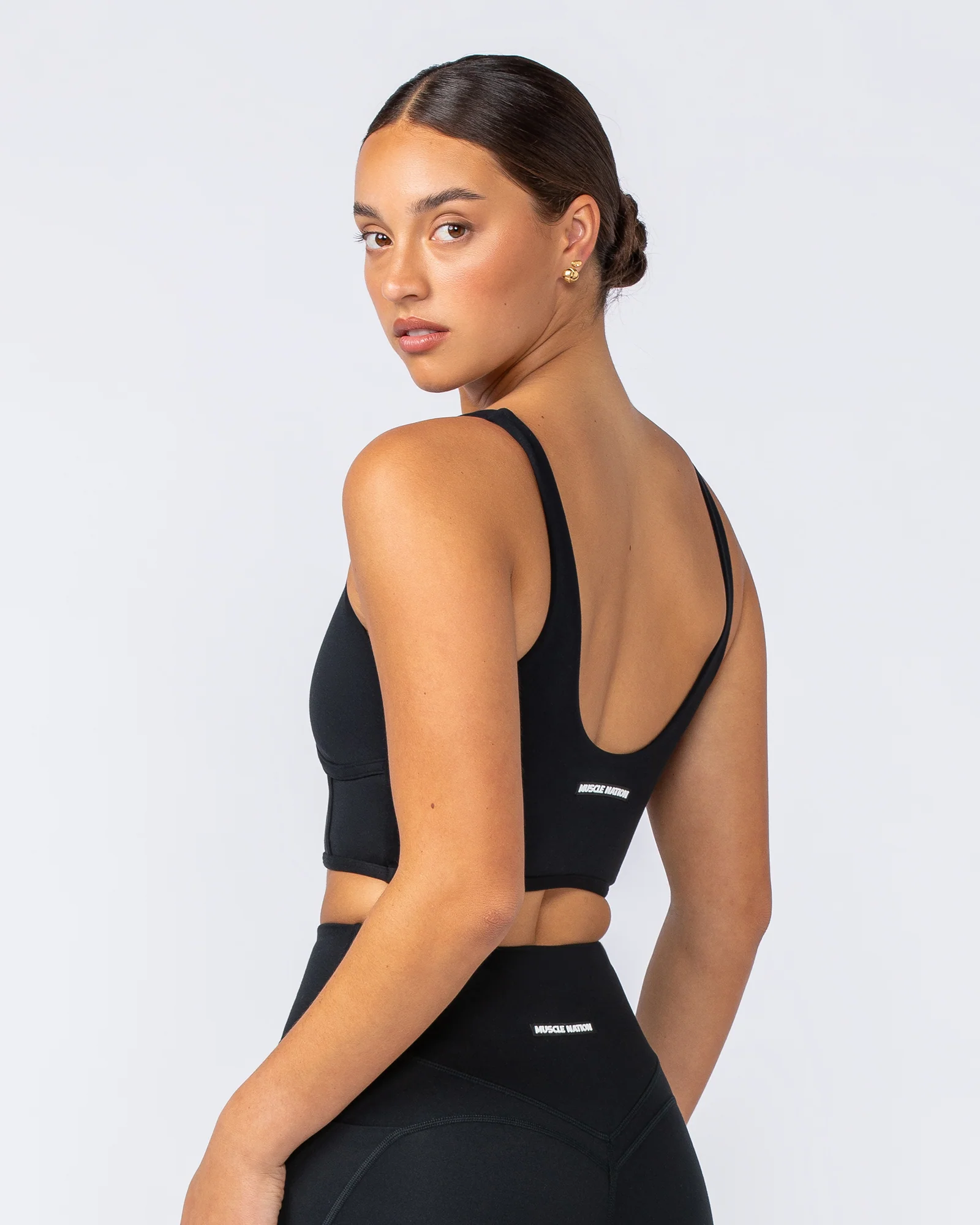 Limitless Longline Bra - Black - Image 4