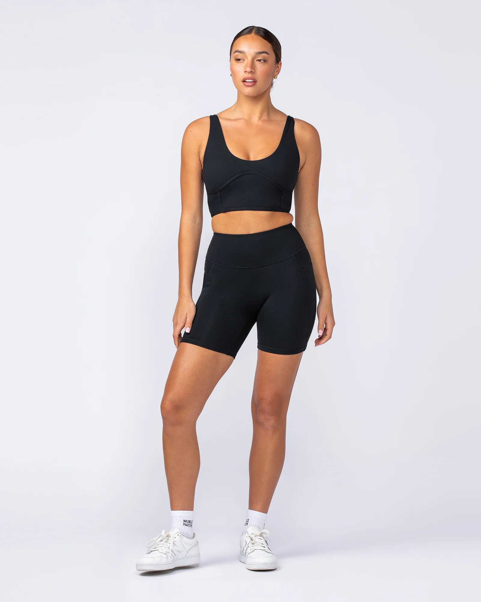 Limitless Longline Bra - Black - Image 6
