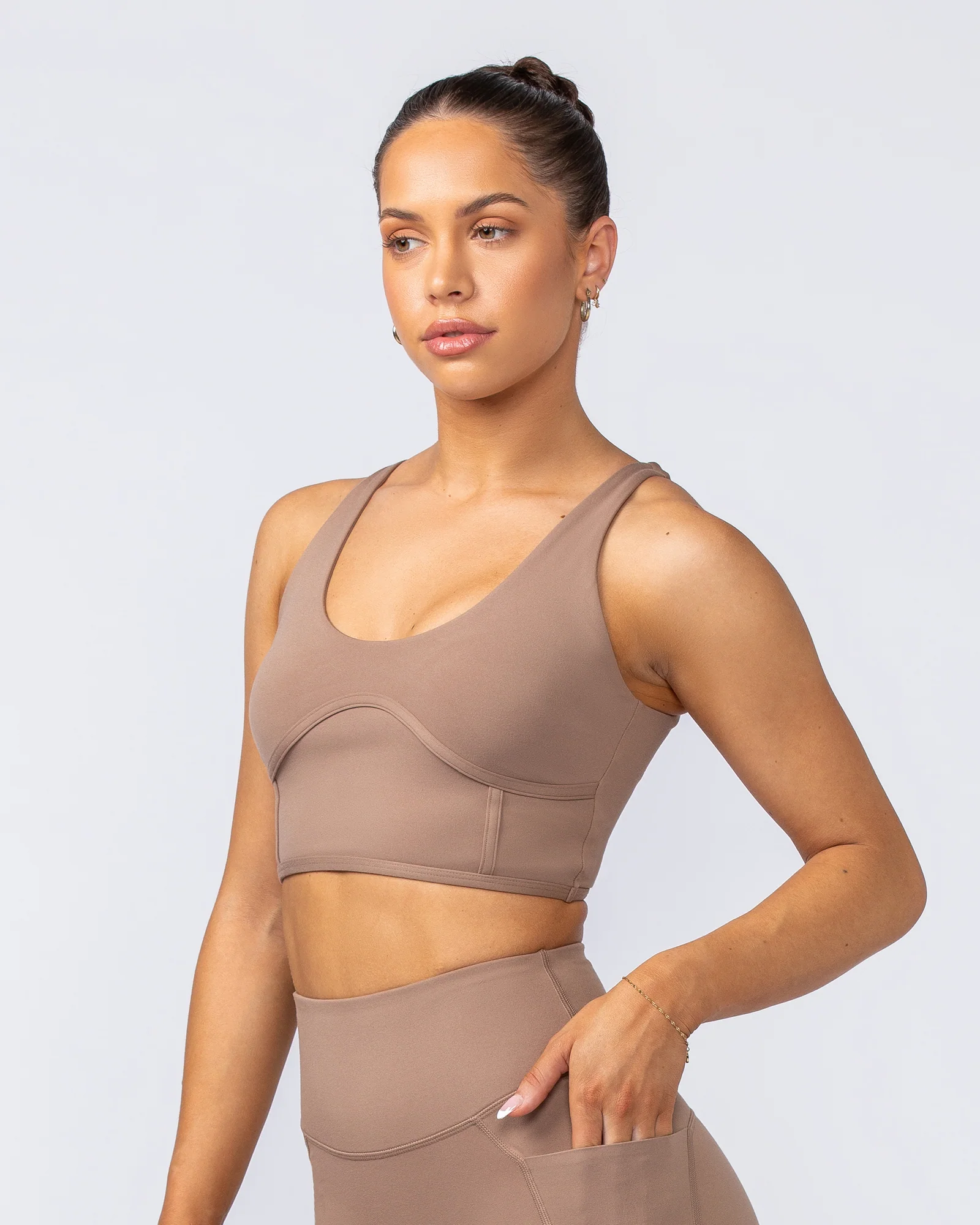 Limitless Longline Bra - Cinnamon - Image 2