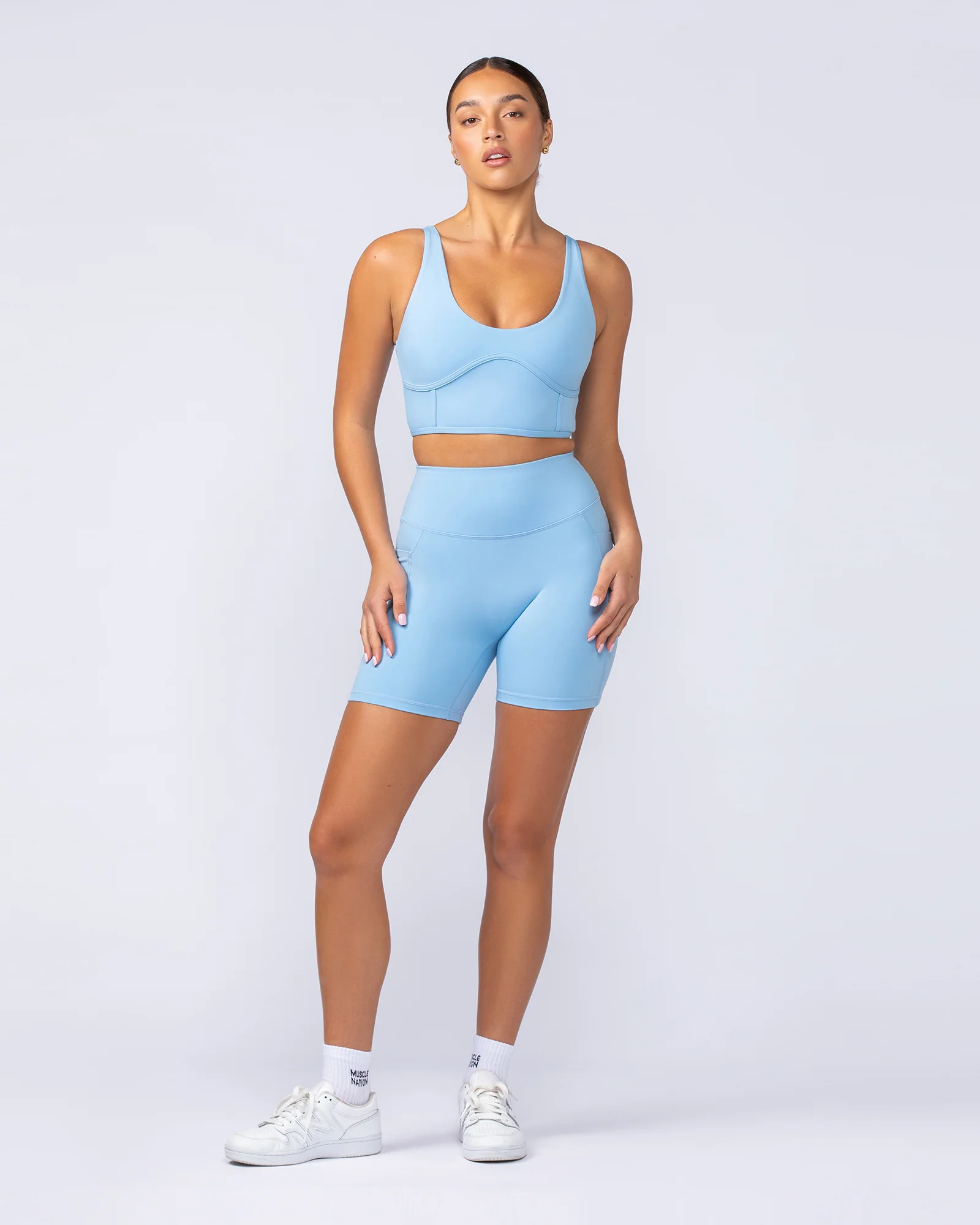 Limitless Longline Bra - Pacific Blue - Image 6