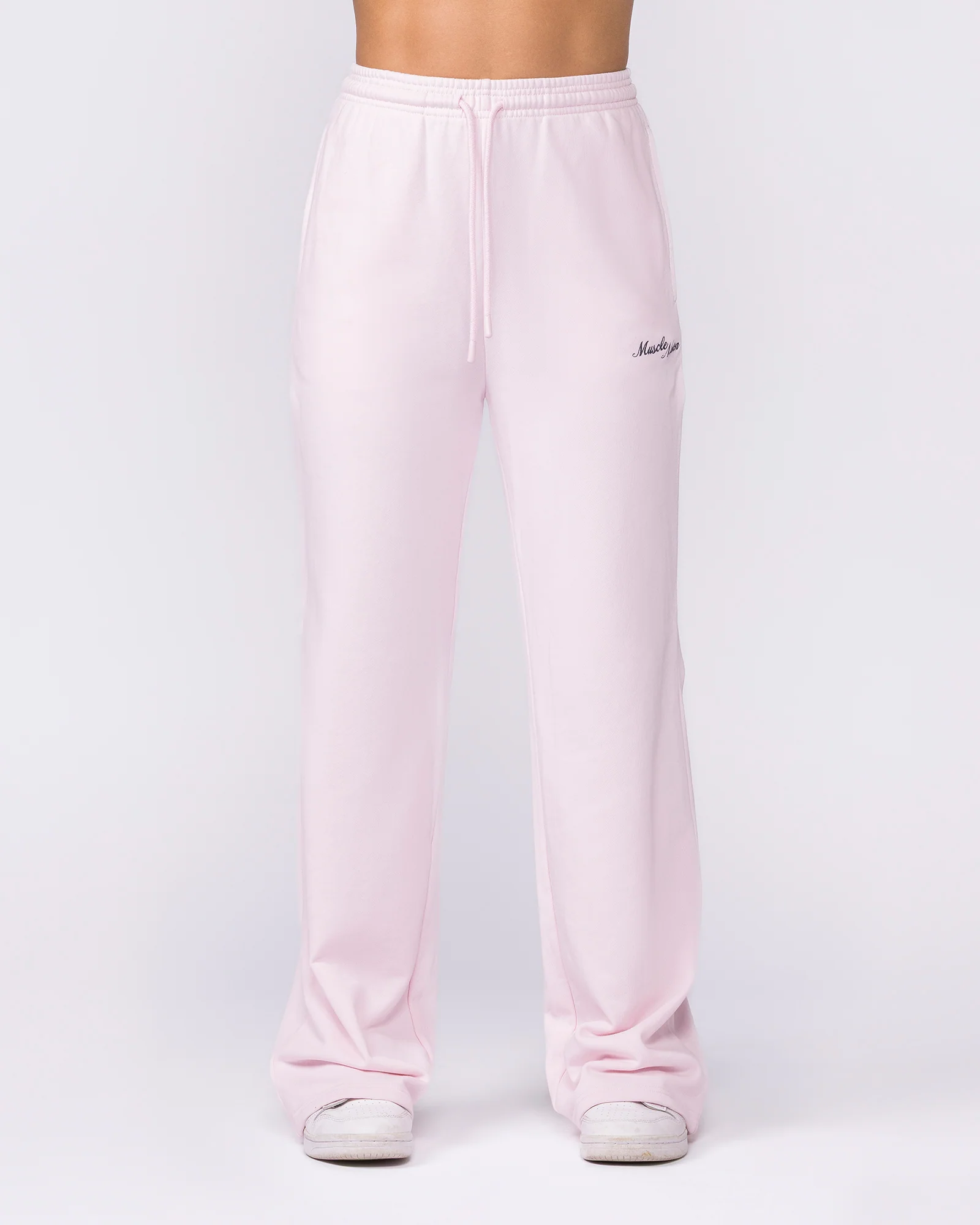 Loopback Straight Leg Trackies - Babydoll - Image 3