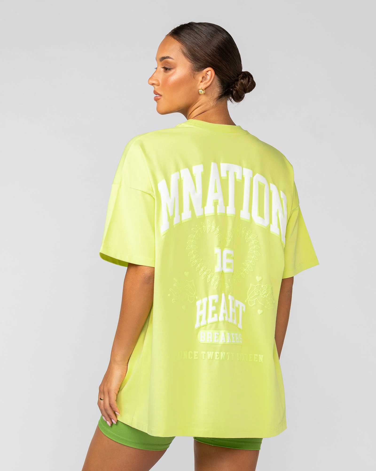 Lovers Oversized Tee - Limeade