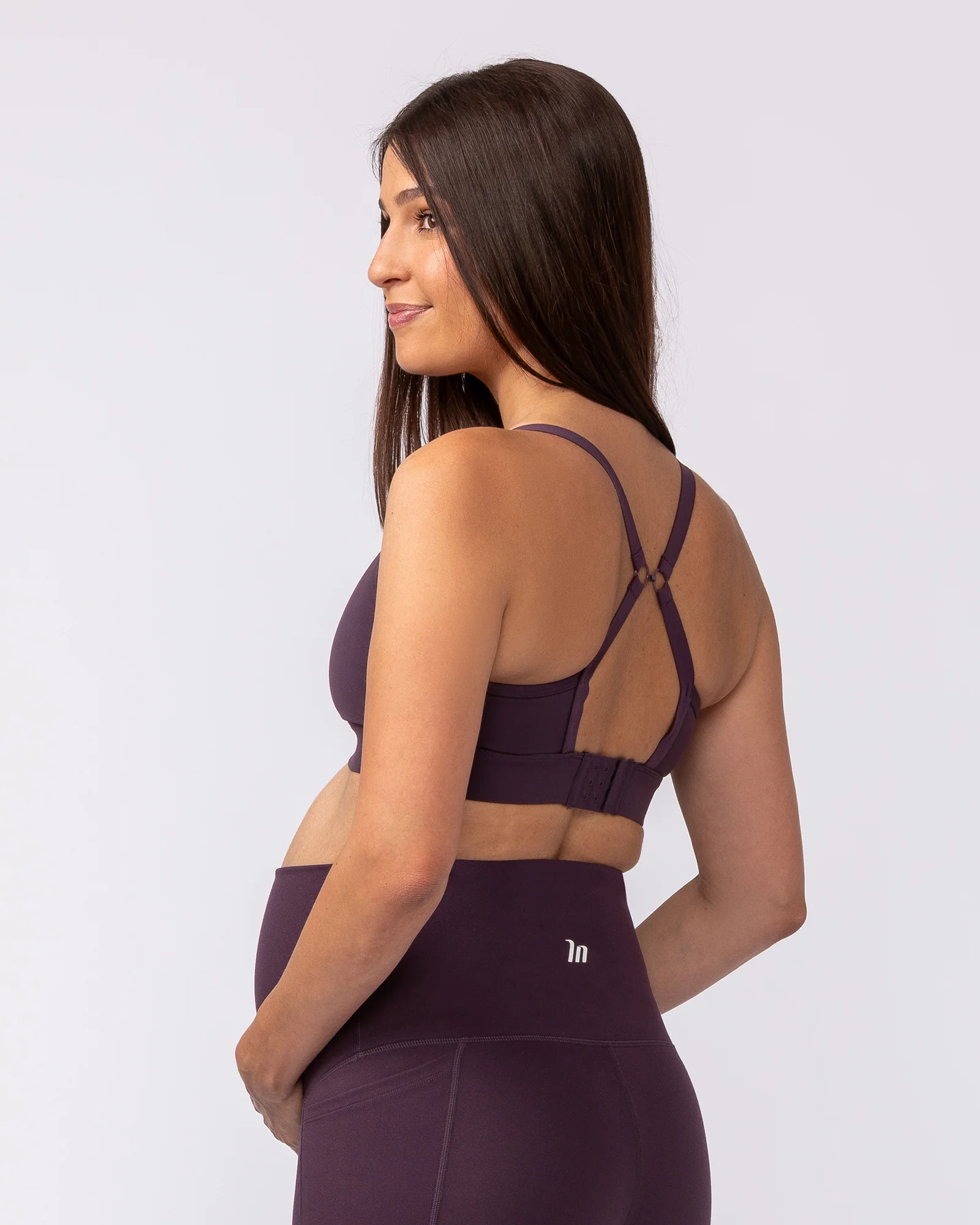 Maternity Aura Bra - Midnight Plum - Image 4