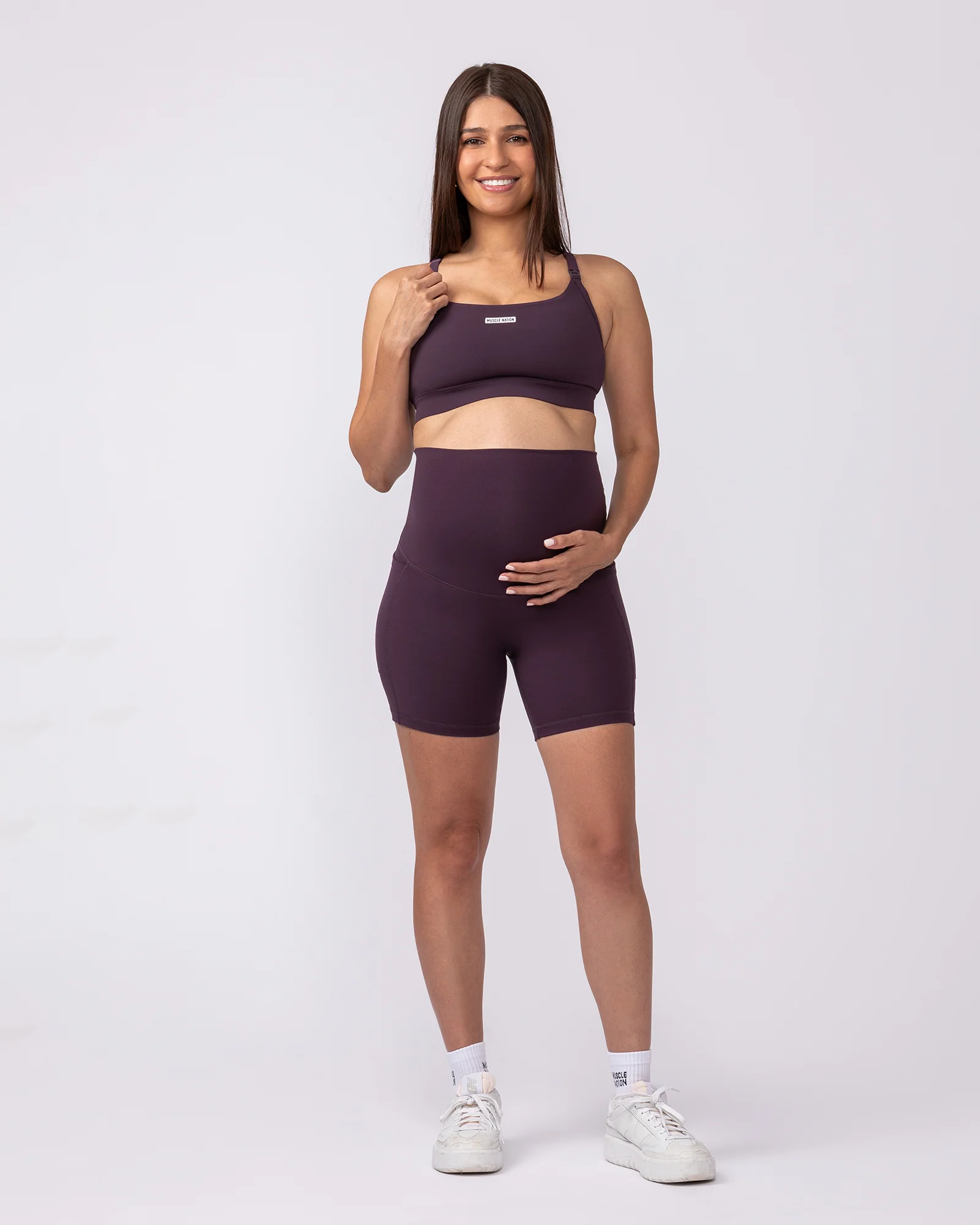 Maternity Aura Bra - Midnight Plum - Image 7