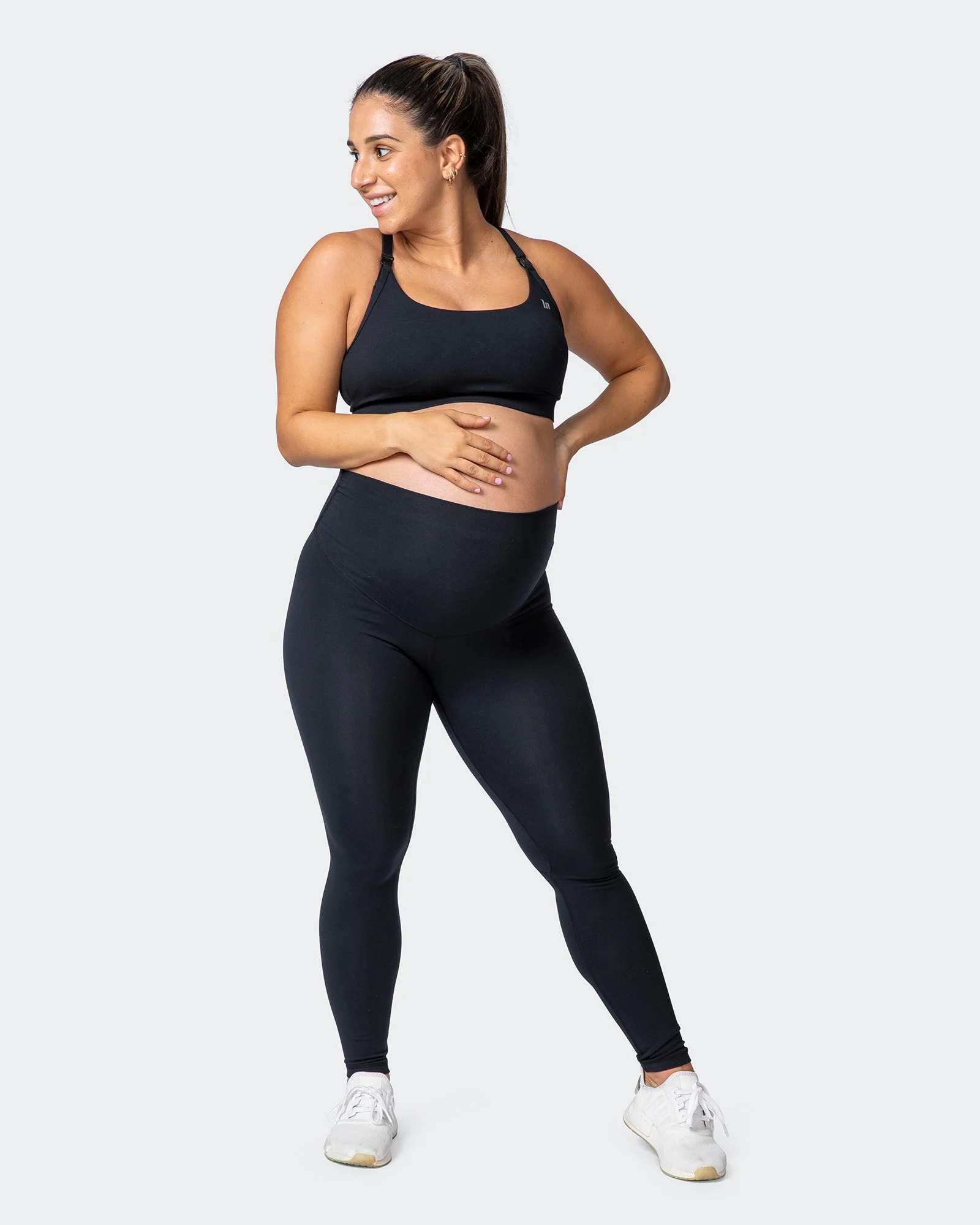 Maternity Everyday Leggings - Black - Image 8