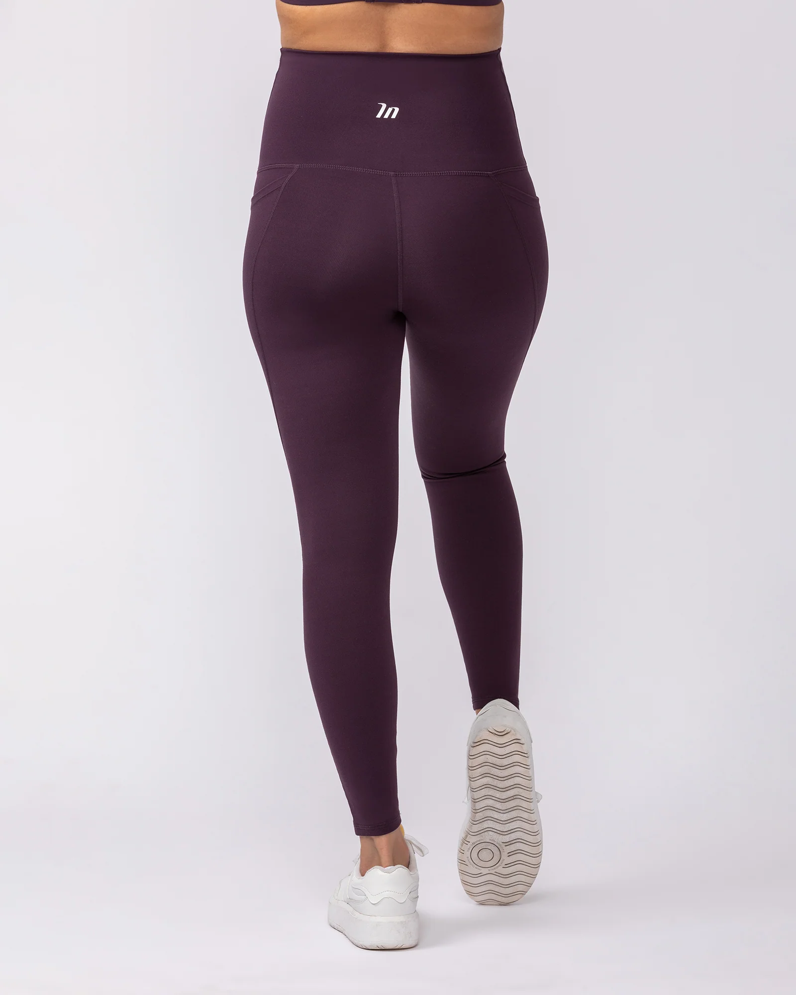 Maternity Everyday Pocket Leggings - Midnight Plum - Image 6
