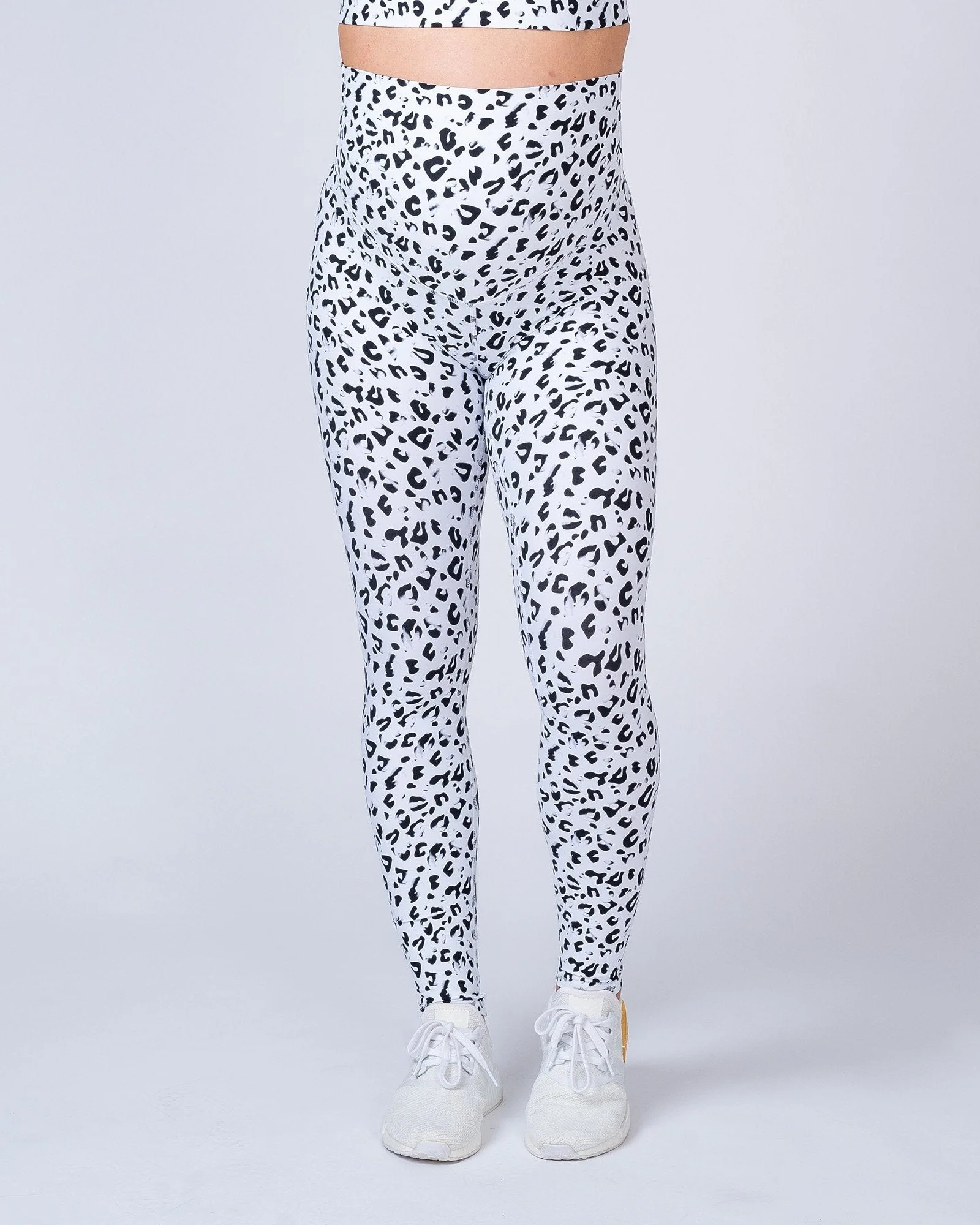 Maternity Leggings - Snow Leopard - Image 5
