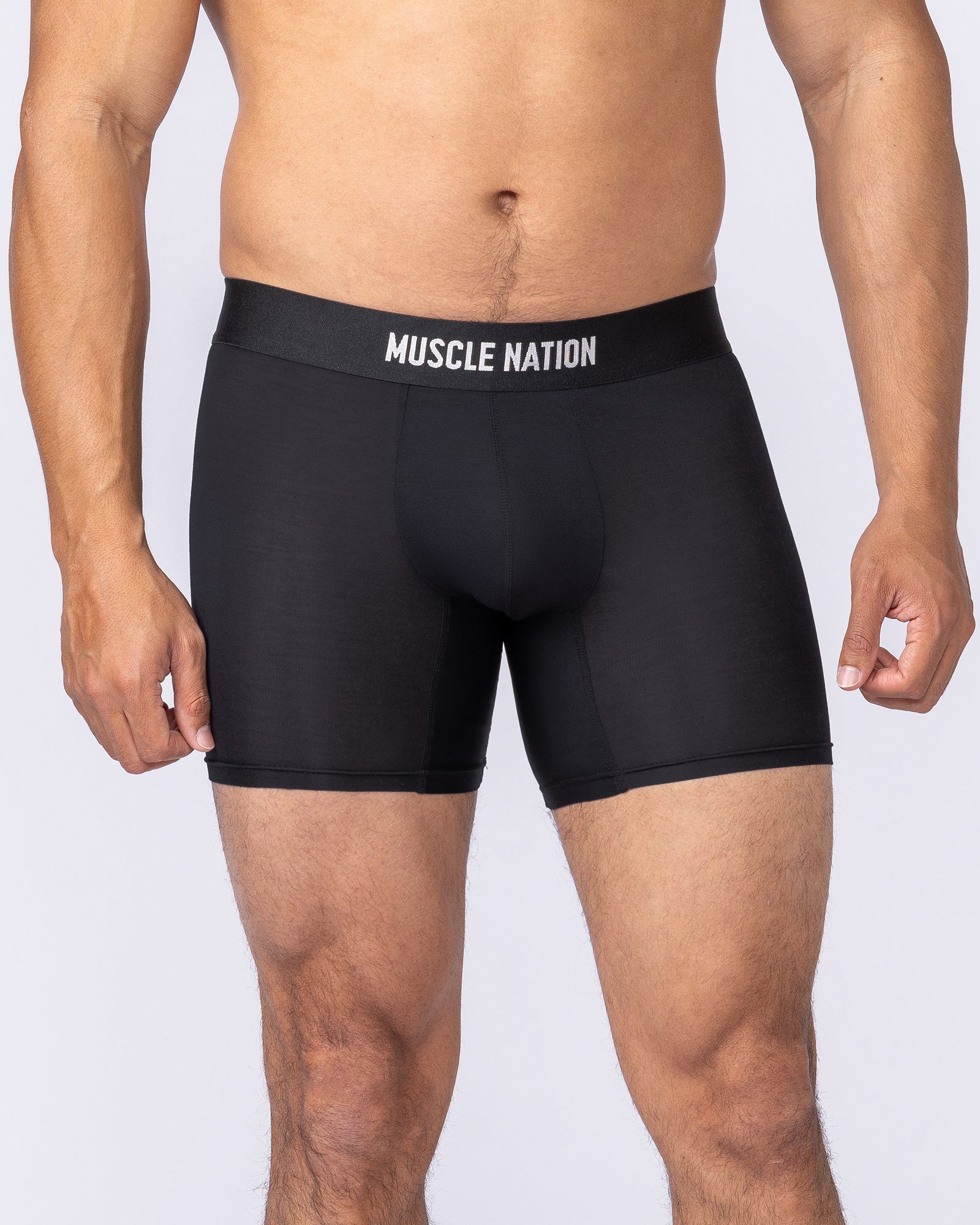 Mens Boxer Briefs - Black Multi - Image 2
