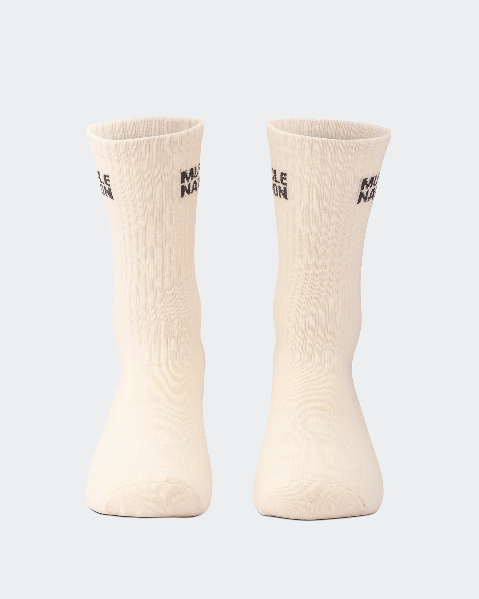 Mens Essential Crew Socks (3x Pack) - Cream / Eggshell / Evergreen - Image 8