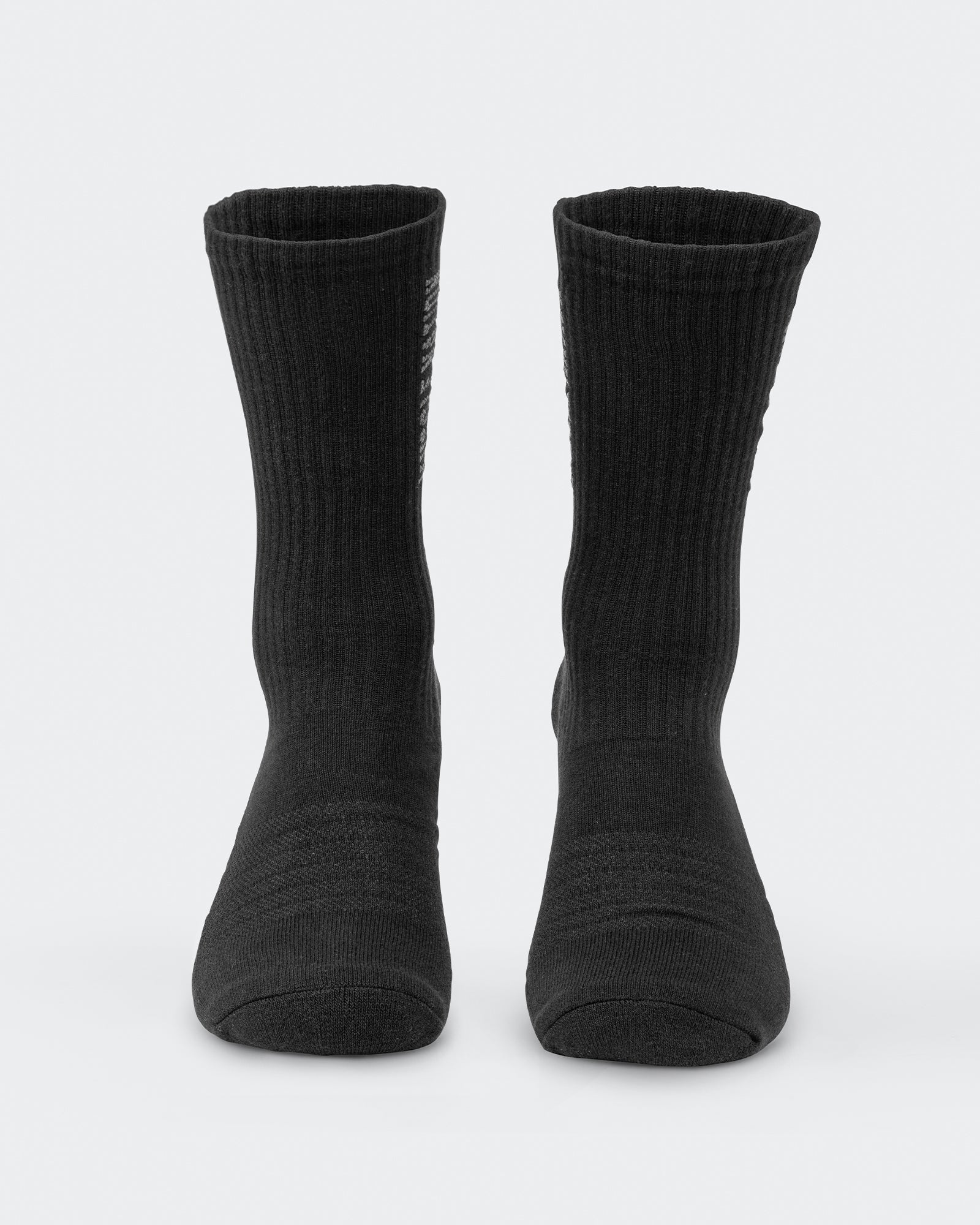 Mens Linear Crew Sock (2x Pack) - Black - Image 2